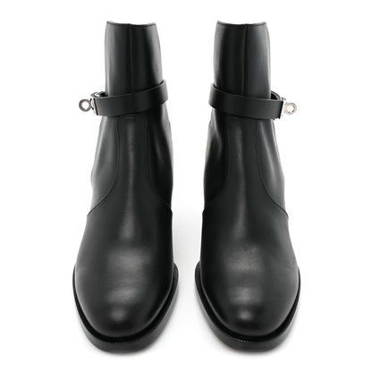 Hermes Calfskin Frenchie 50 Ankle Boots 36 Black 2 of 10