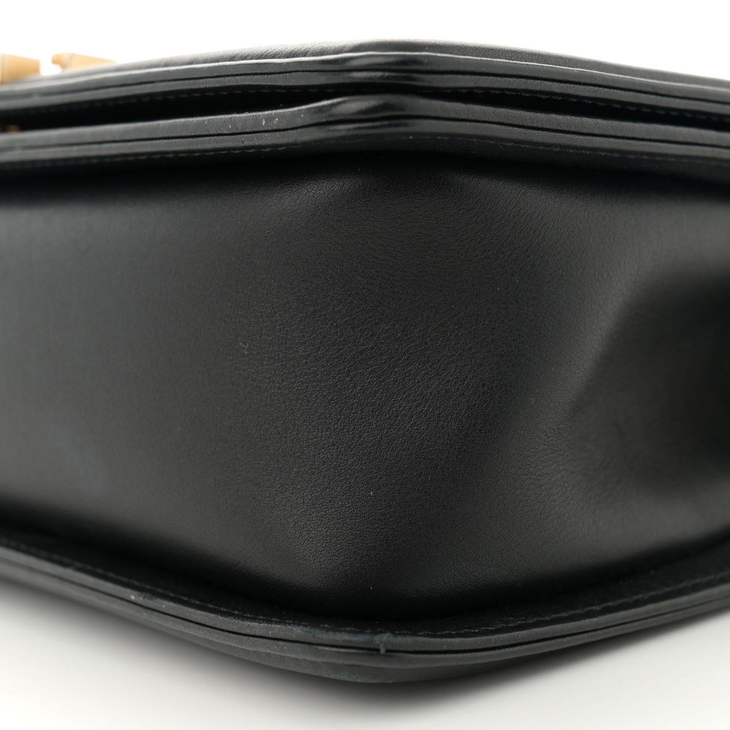 Lambskin Quilted Medium Boy Flap Black