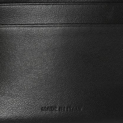 Celine Shiny Calfskin Compact Triomphe Wallet With Coin Purse Black 7 of 8