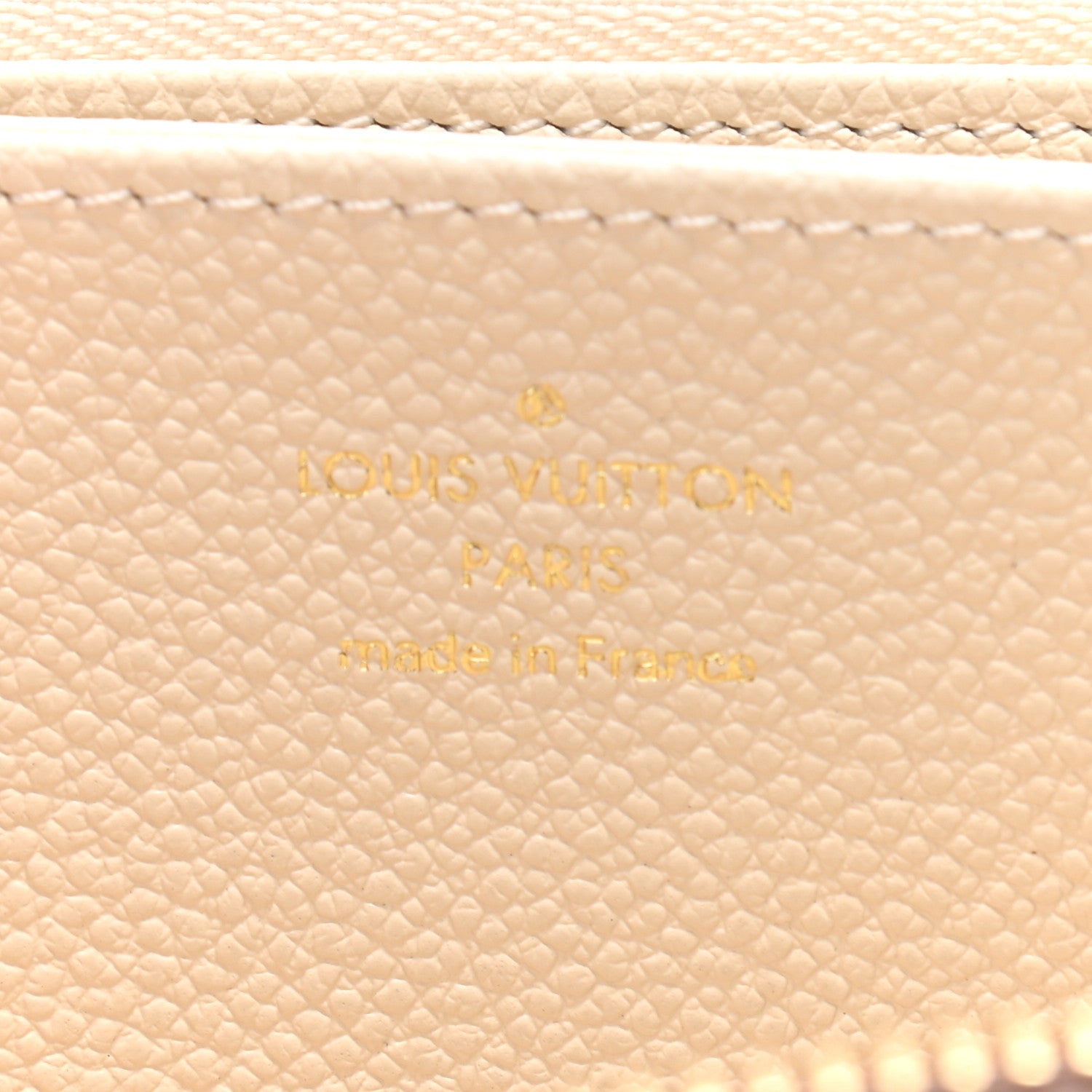 Louis Vuitton Empreinte Monogram Giant Zippy Wallet Creme Bois De Rose 7 of 9