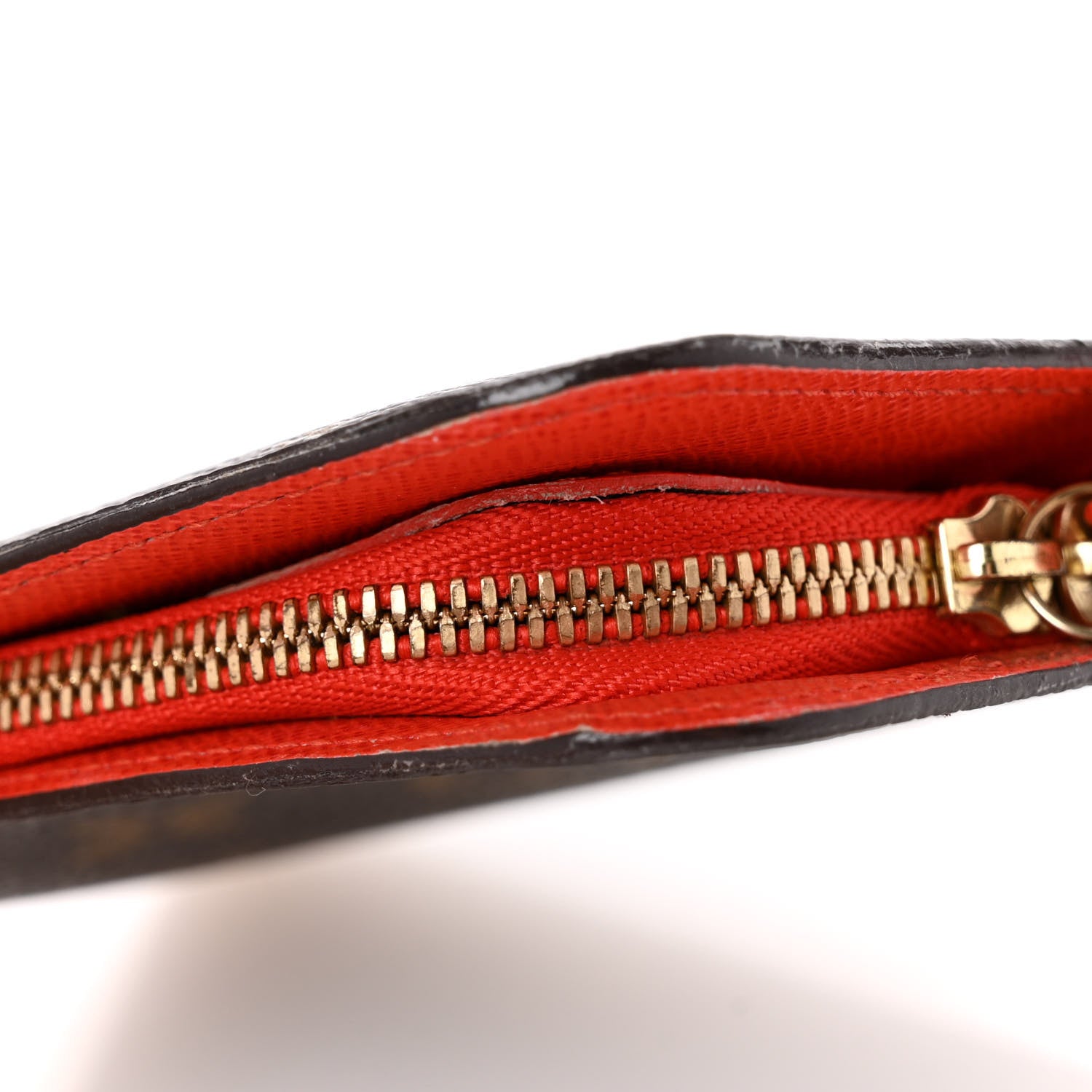 Louis Vuitton Monogram Insolite Coin Purse Wallet Red 11 of 11