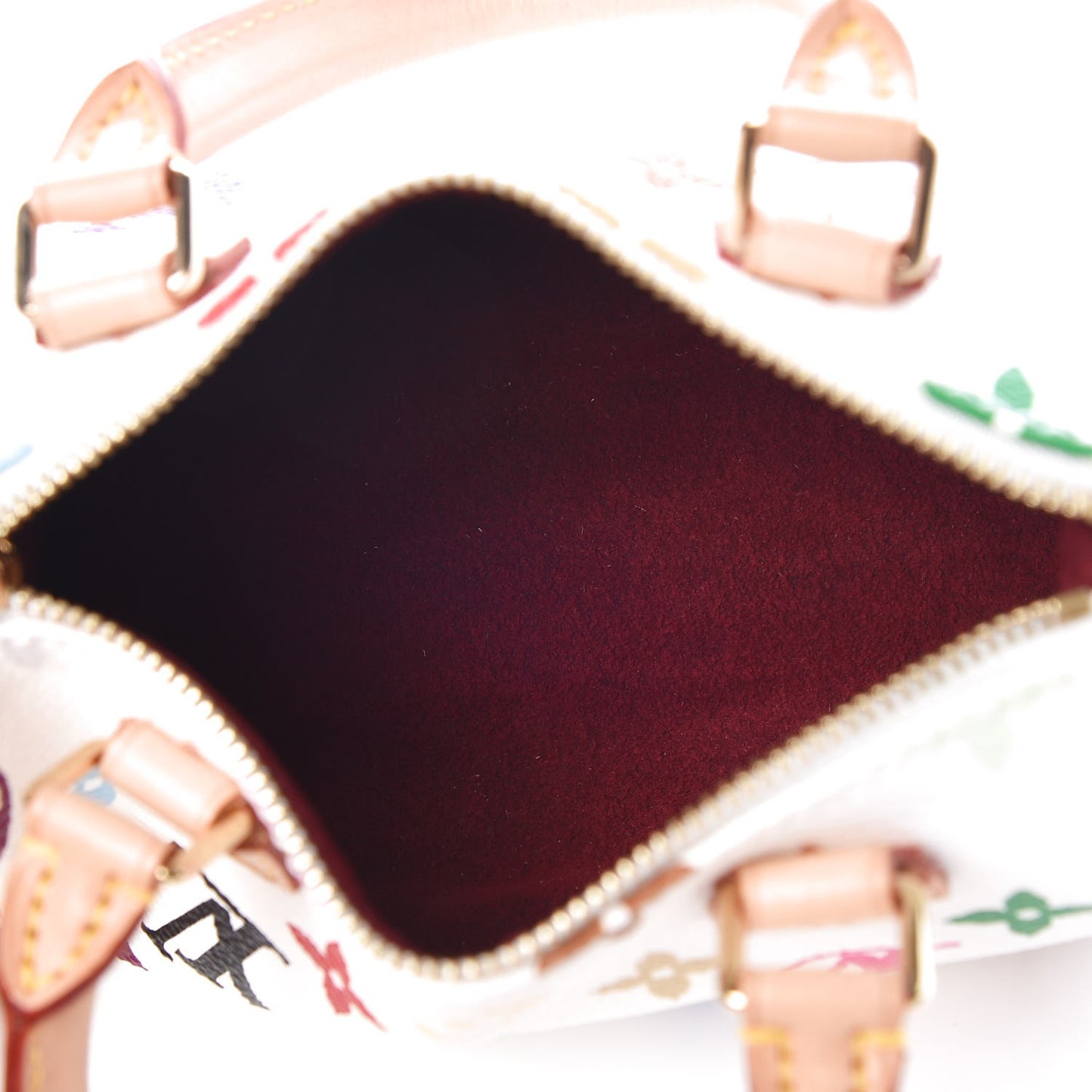 Monogram Multicolor Mini Sac HL Speedy White