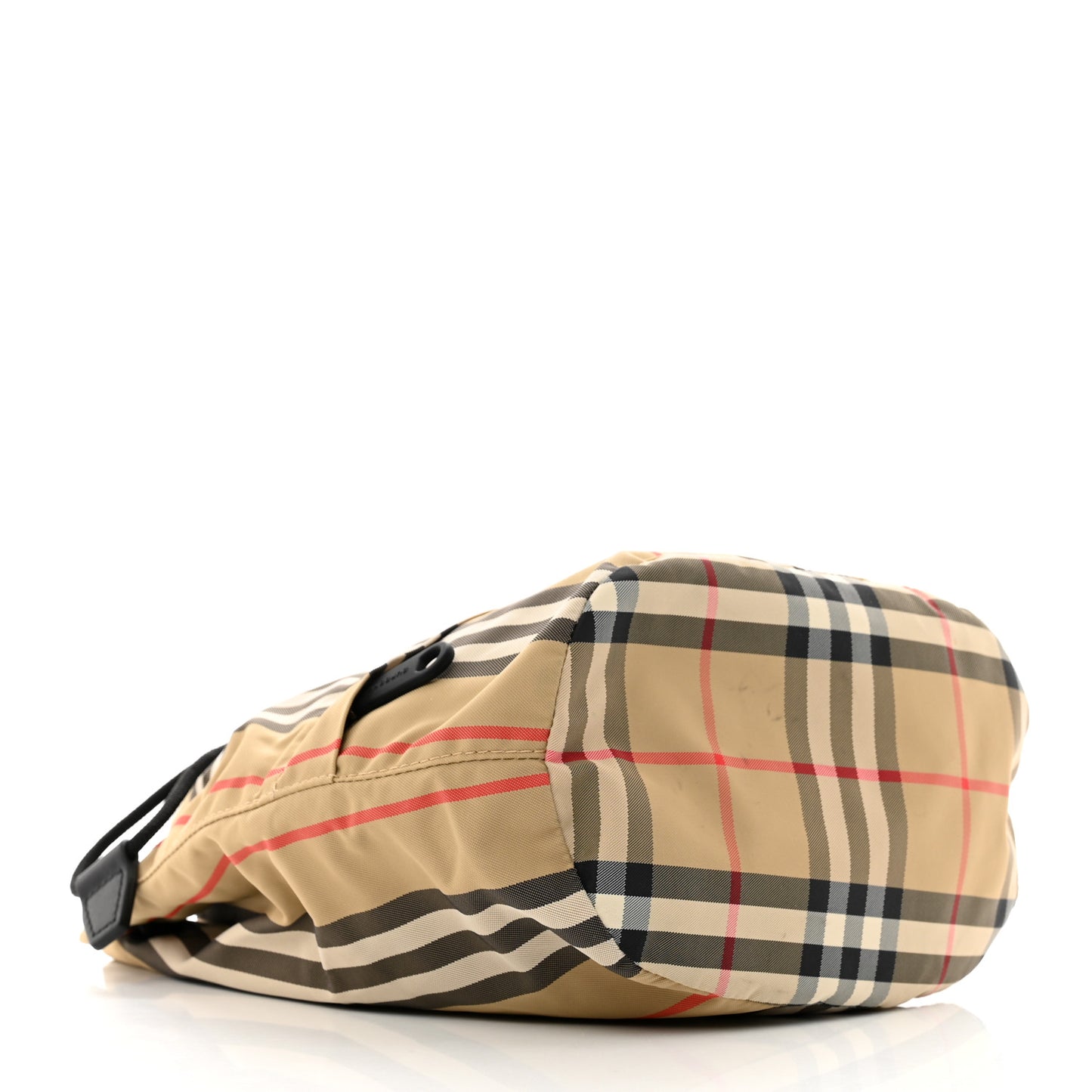 Econyl Icon Stripe Phoebe Drawcord Pouch Archive Beige