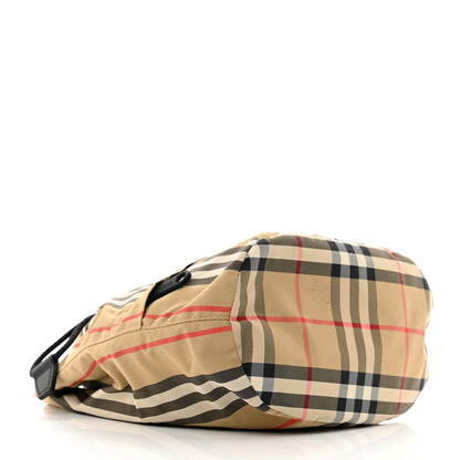 Burberry Econyl Icon Stripe Phoebe Drawcord Pouch Archive Beige 4 of 8