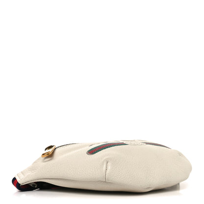 Gucci Grained Calfskin Small Logo Belt Bag White 3 of 9