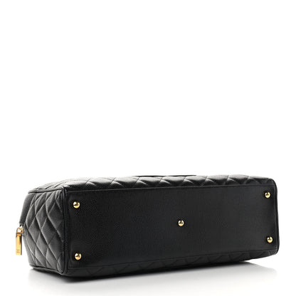 Chanel Caviar Quilted Large Bowler Black 3 of 11