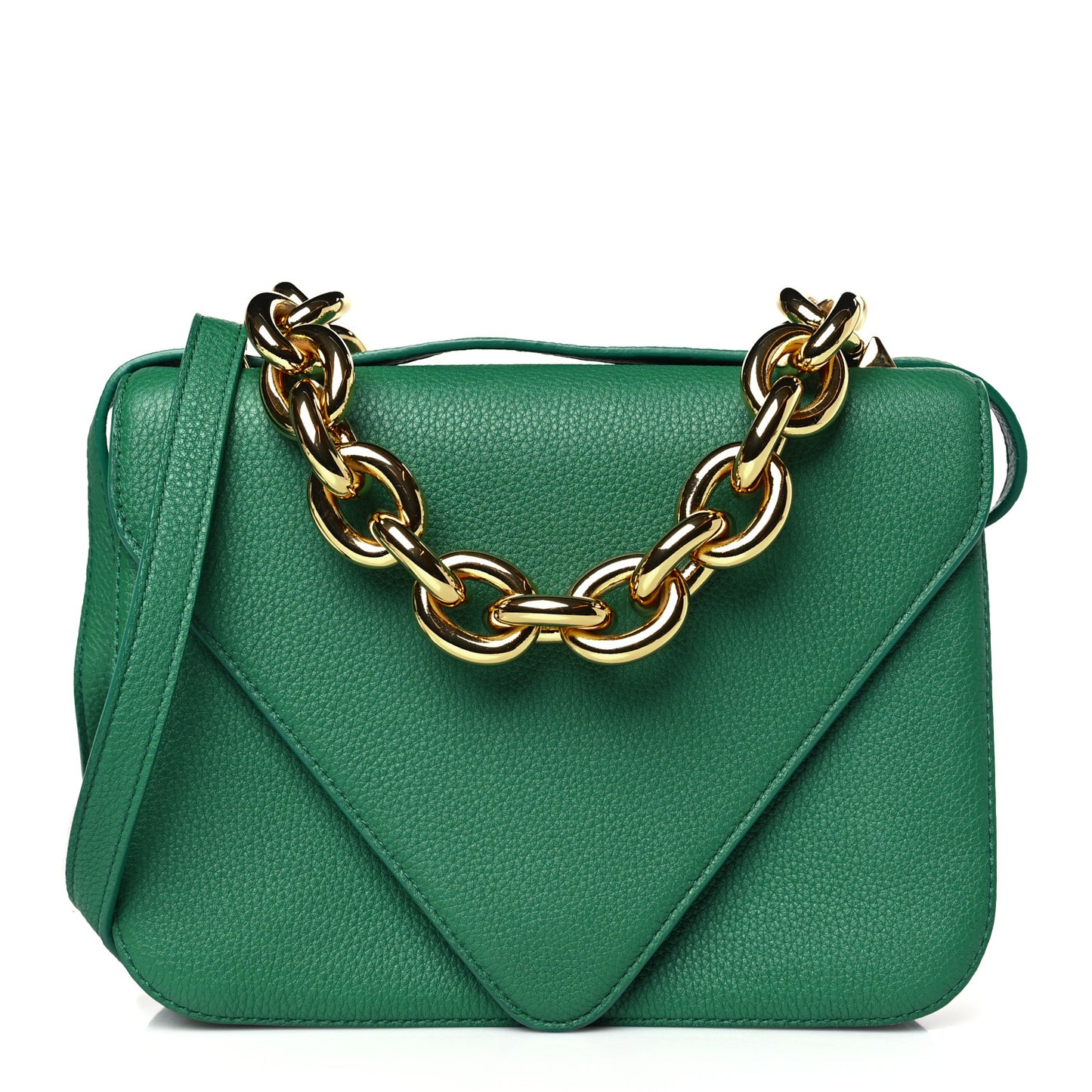 Calfskin Mount Envelope Bag Jungle