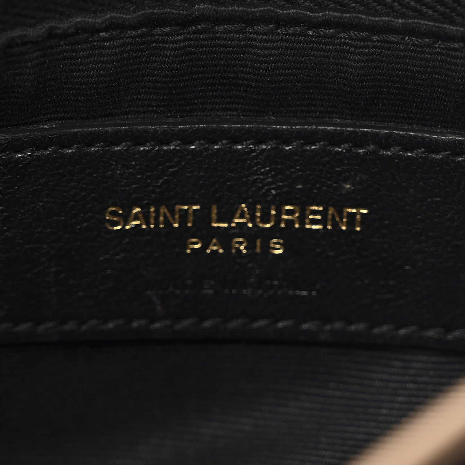 Saint Laurent Calfskin Y Quilted Monogram Toy Loulou Crossbody Bag Dark Beige 7 of 14