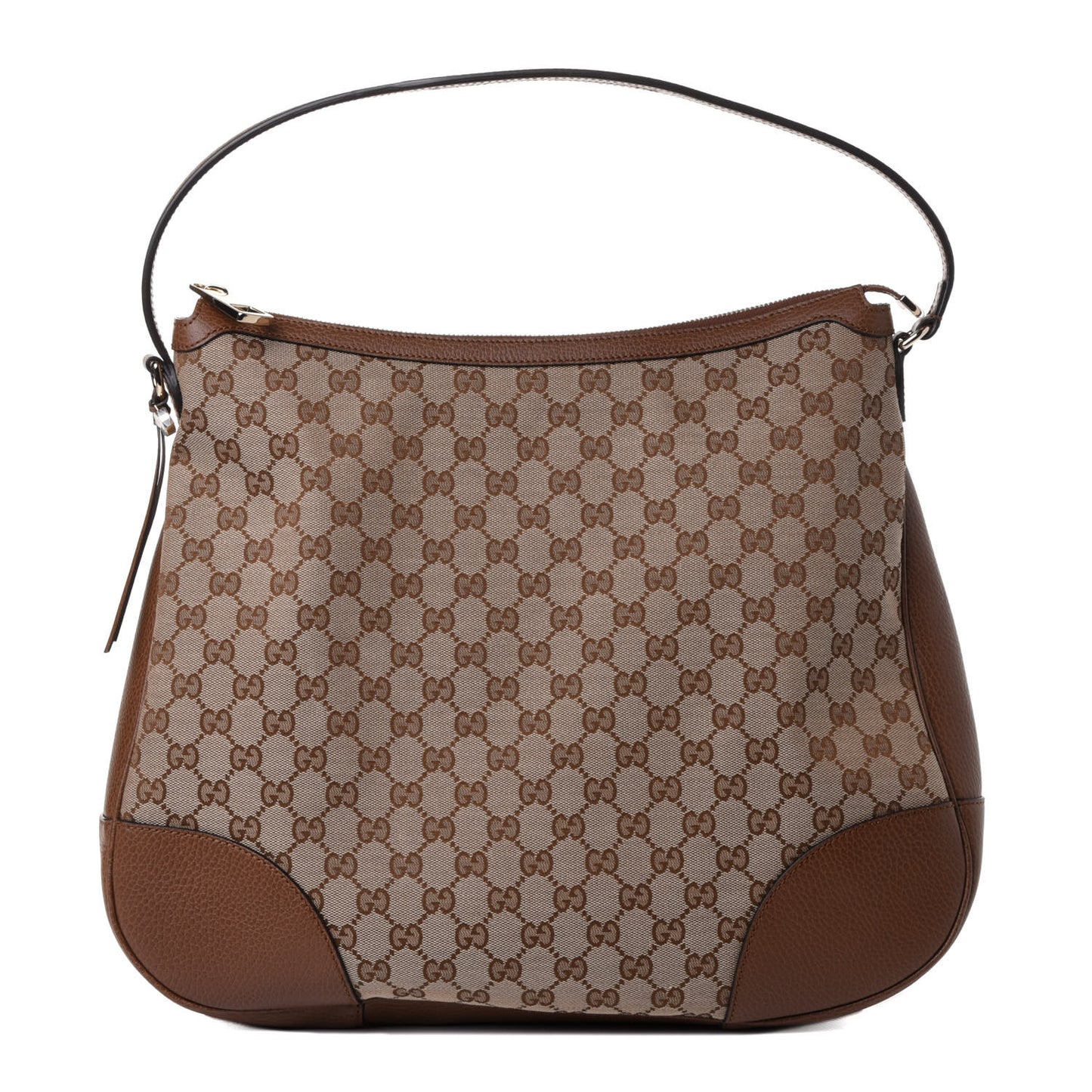 Soft GG Monogram Large Margaux Hobo Brown
