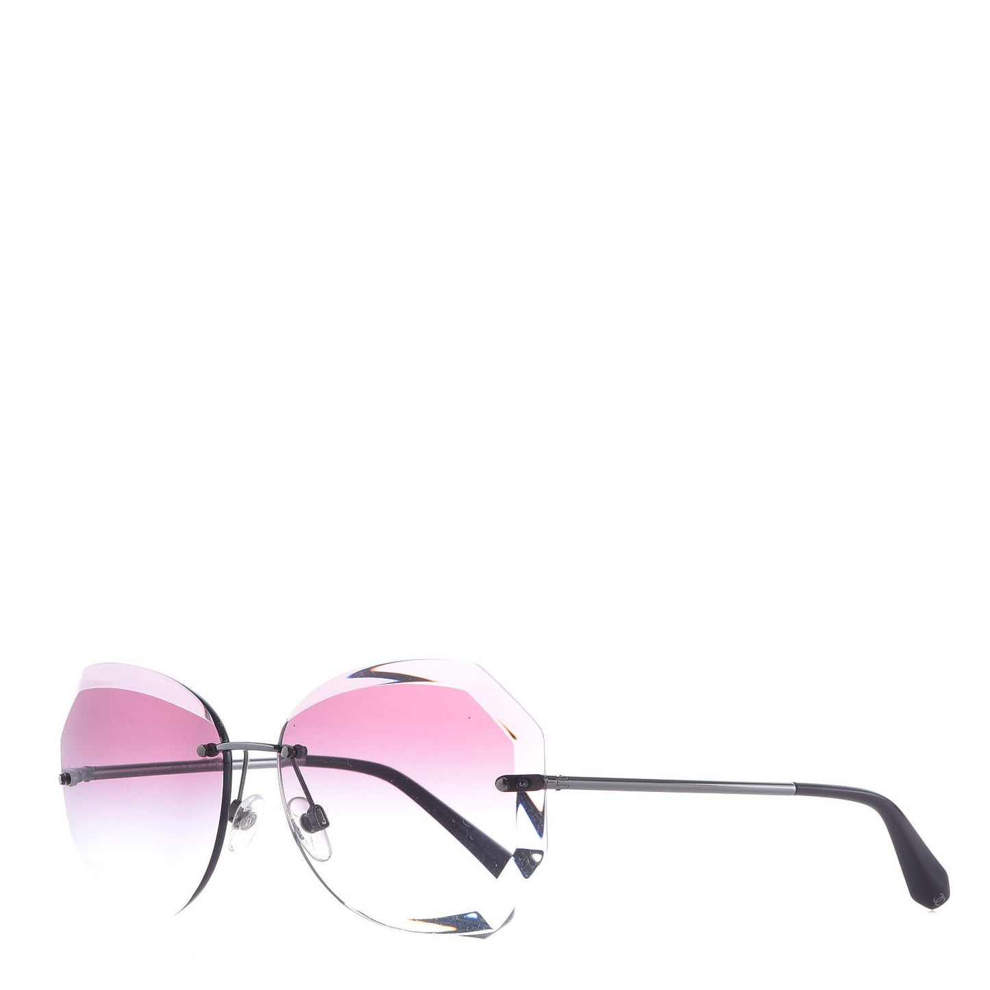 Metal Spring Round Sunglasses 4220 Pink