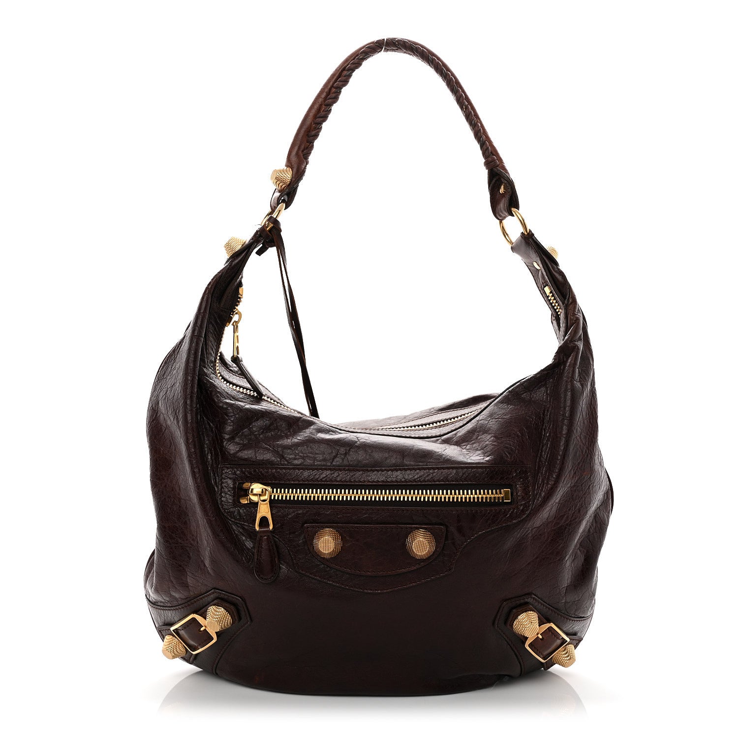 Balenciaga Chevre Giant 21 Gold Hardware Hobo Mogano 1 of 13