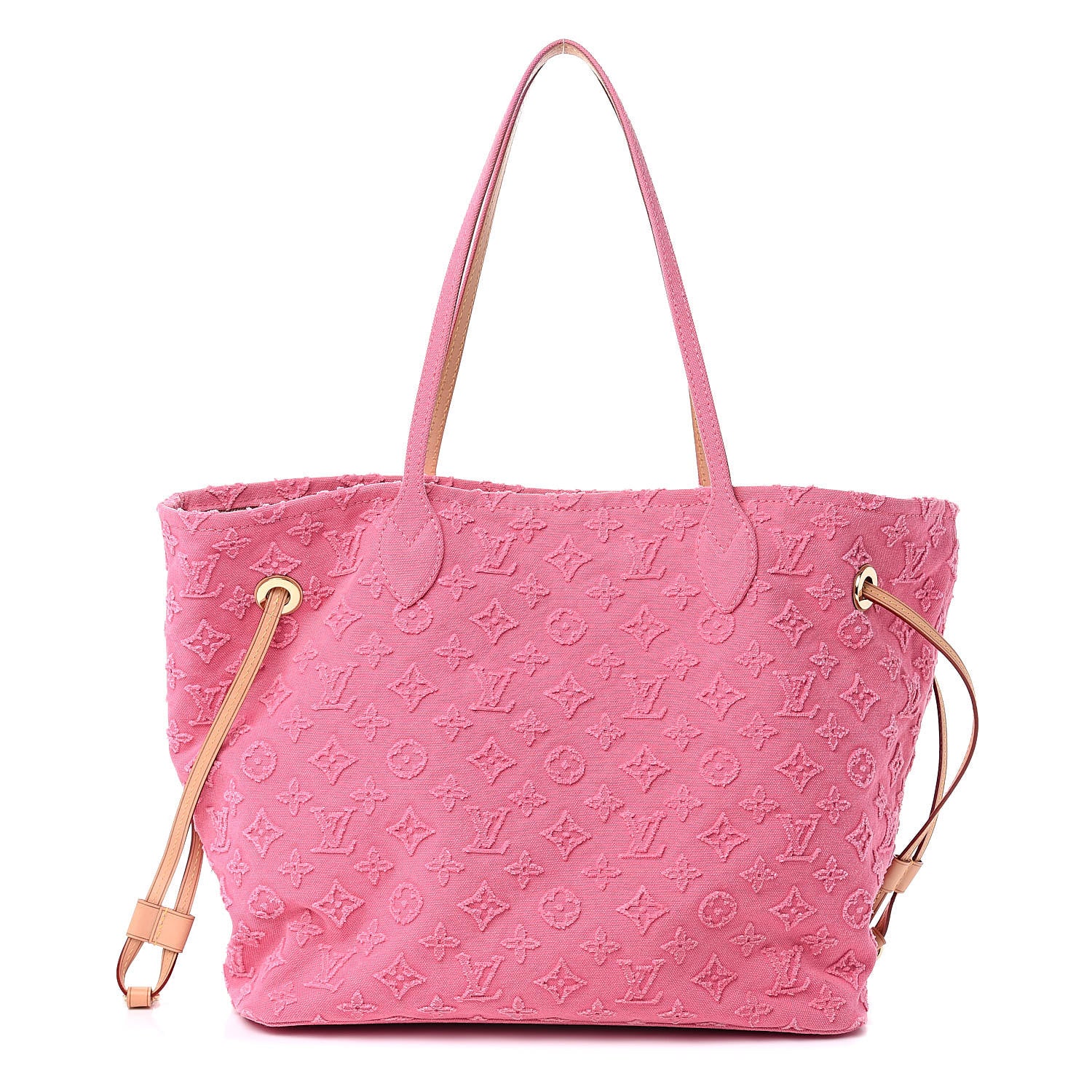 Louis Vuitton Monogram Denim Neverfull MM Rose 1 of 12