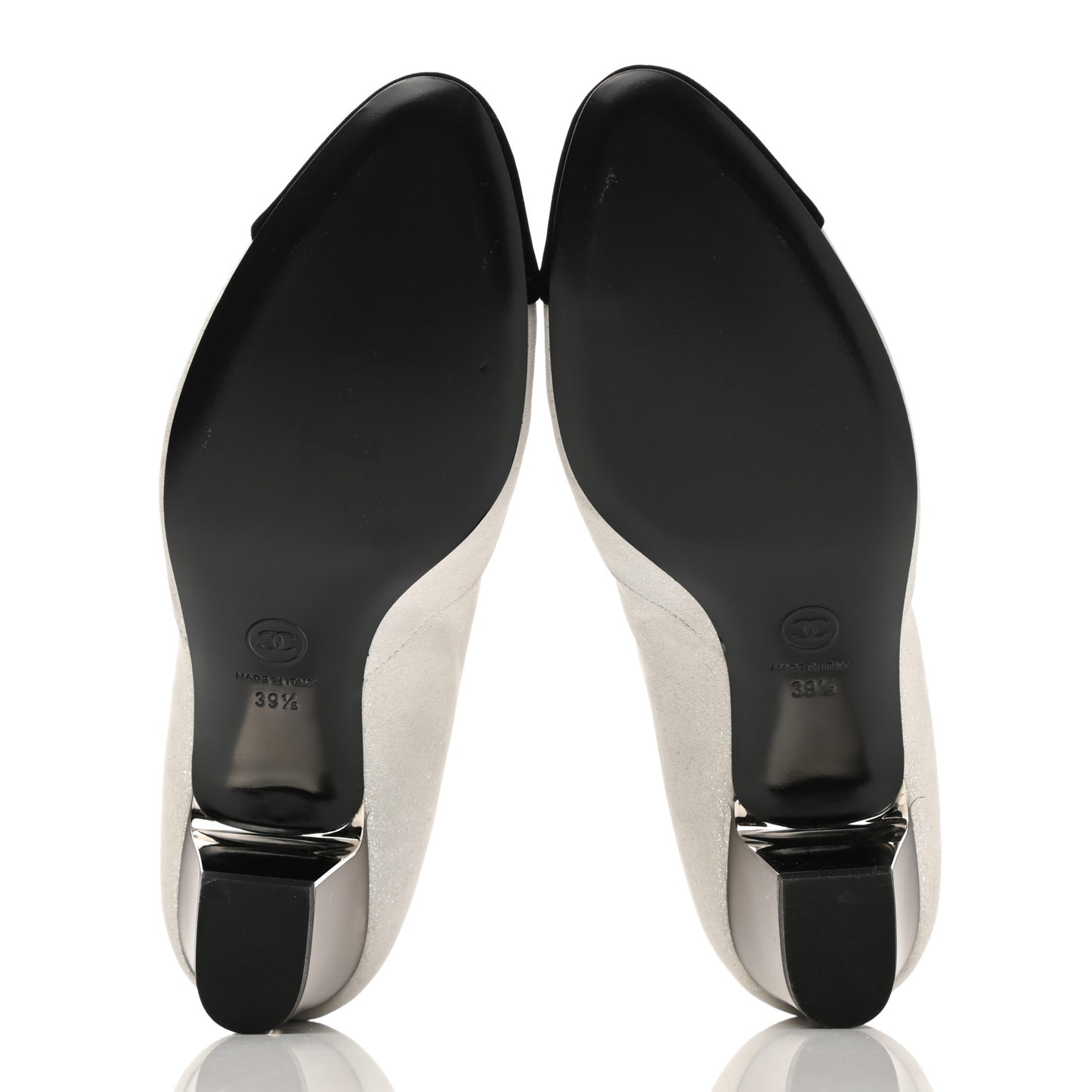 Metallic Calfskin Ankle Boots 39.5 Gold