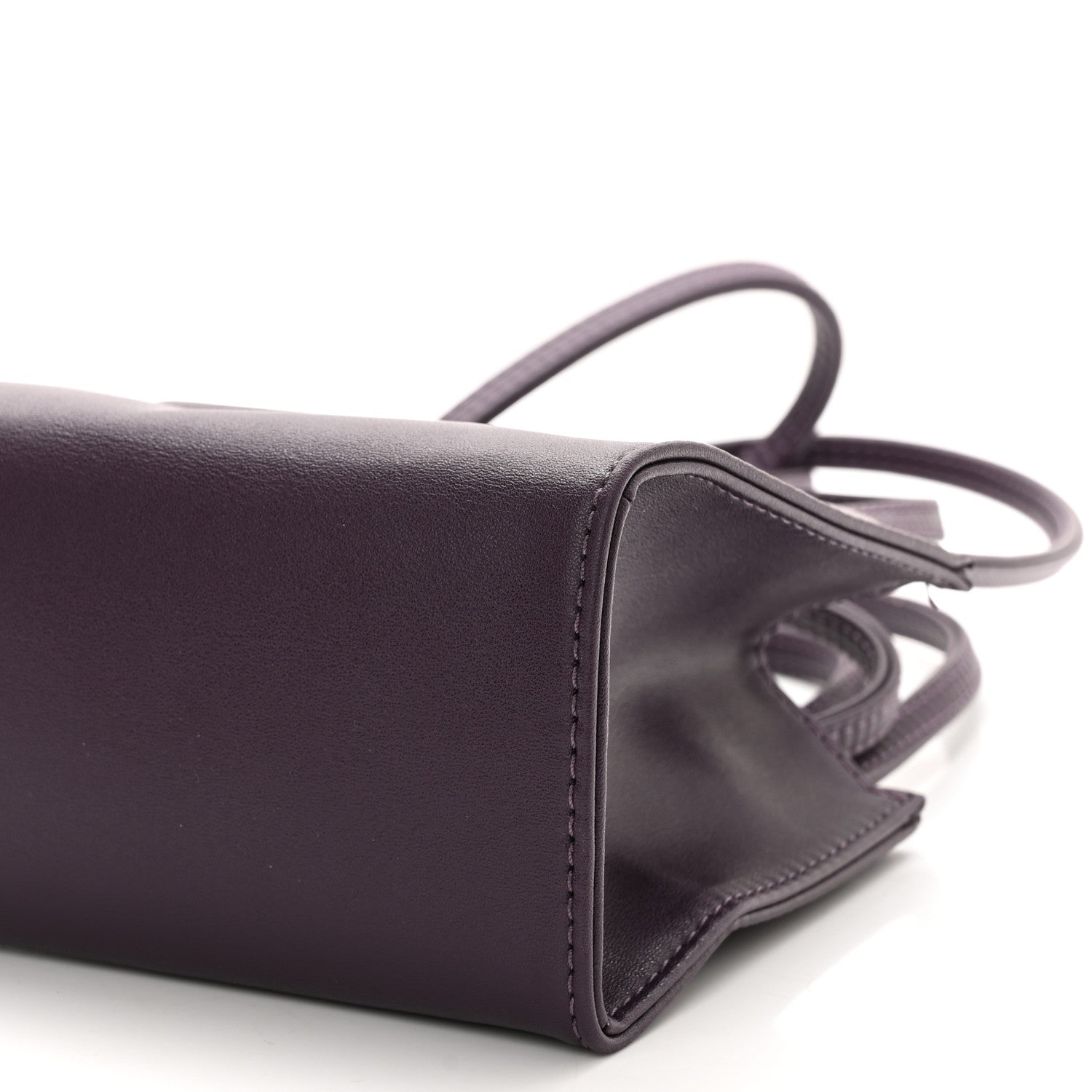 Telfar Vegan Leather Small Shopping Bag Eggplant 6 of 9