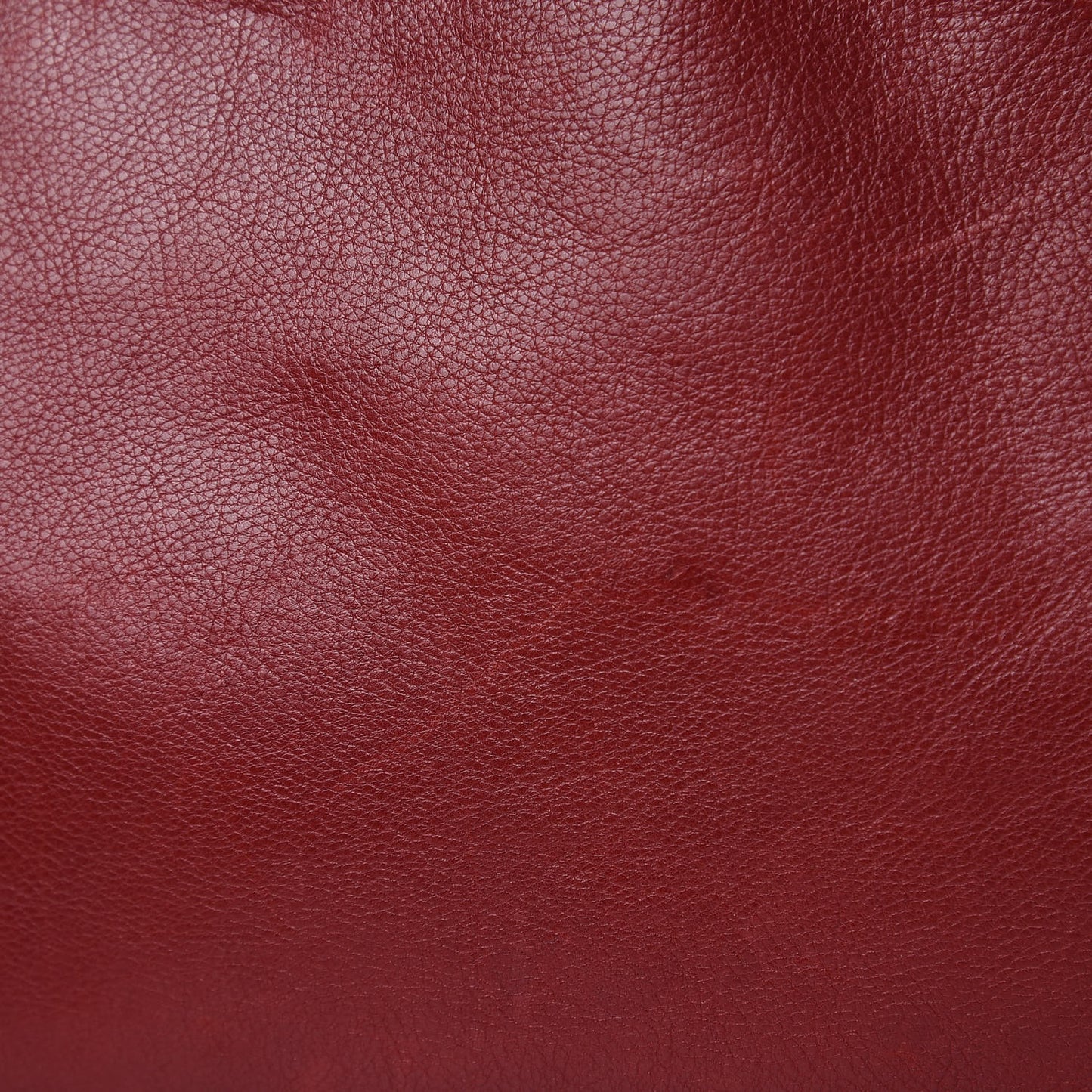 Calfskin On The Bund Pochette Dark Red