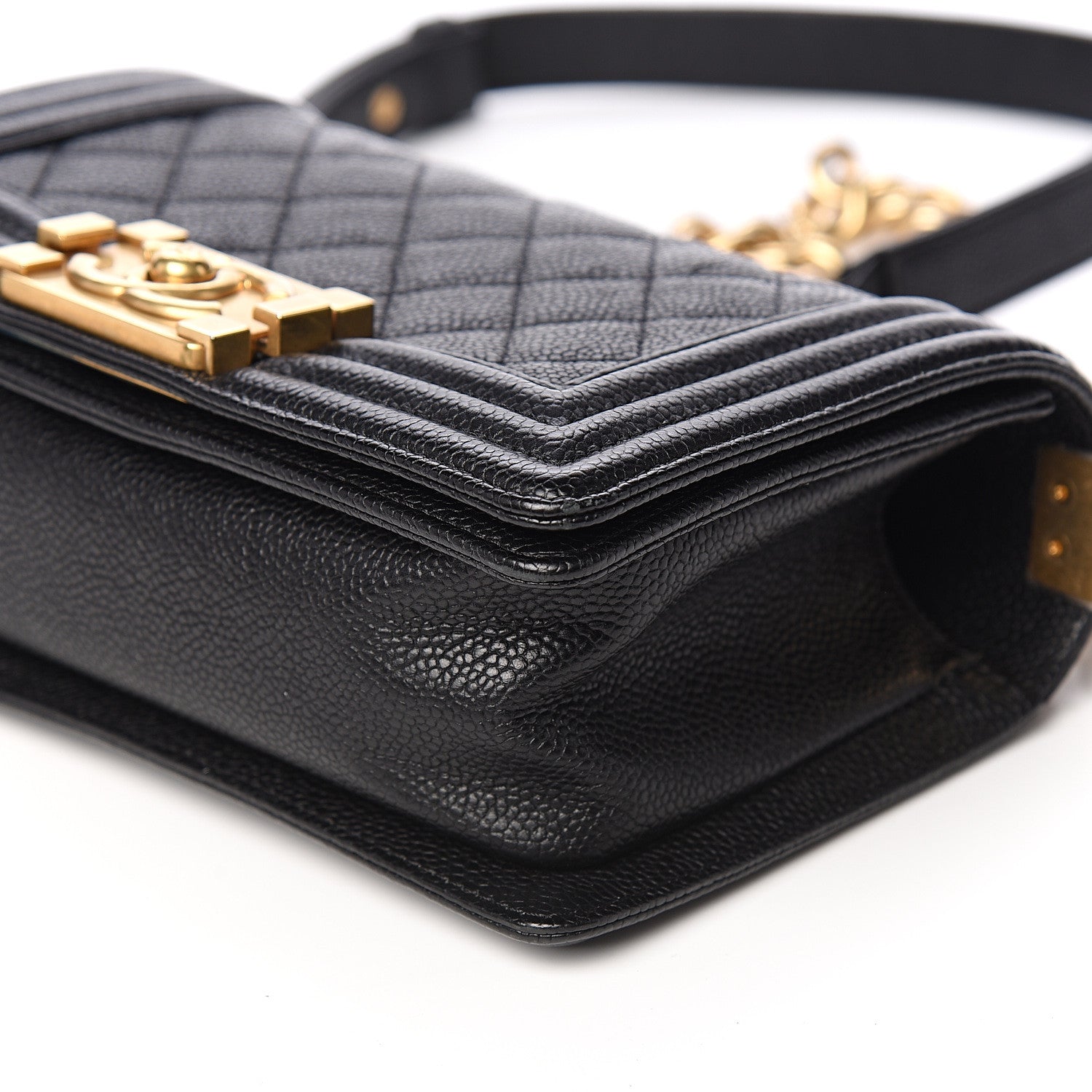 Chanel Caviar Quilted Small Boy Flap Black 8 of 9