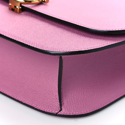 Salvatore Ferragamo Hammered Calfskin Gancini Crossbody Pink 5 of 8