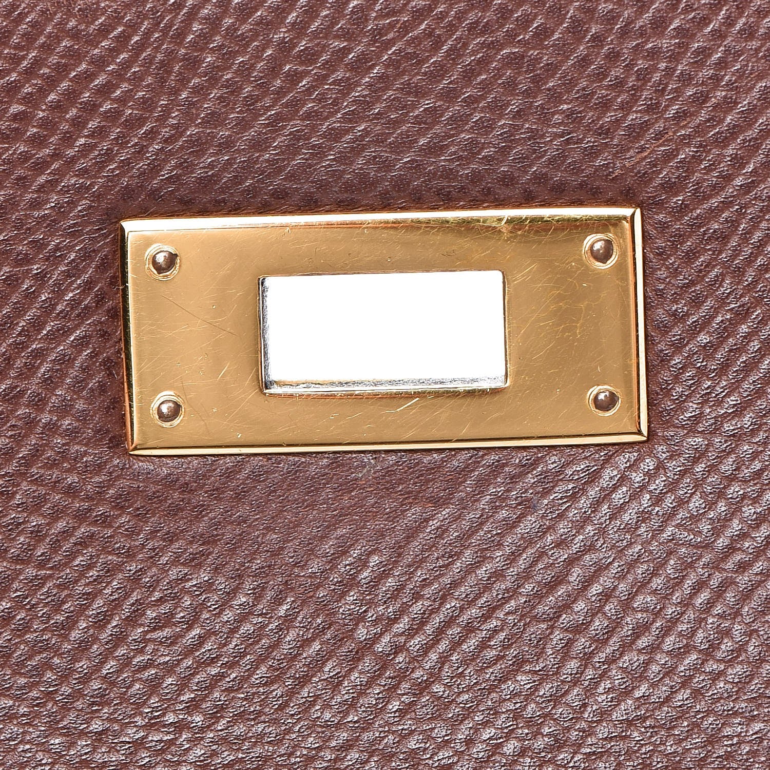 Hermes Courchevel Retourne Kelly 32 Chocolate 29 of 37