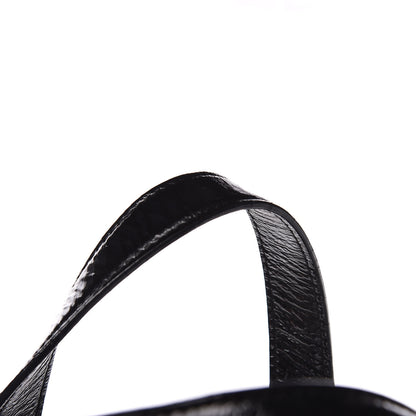 Saint Laurent Patent Crocodile Embossed Tribute Tote Black 16 of 16