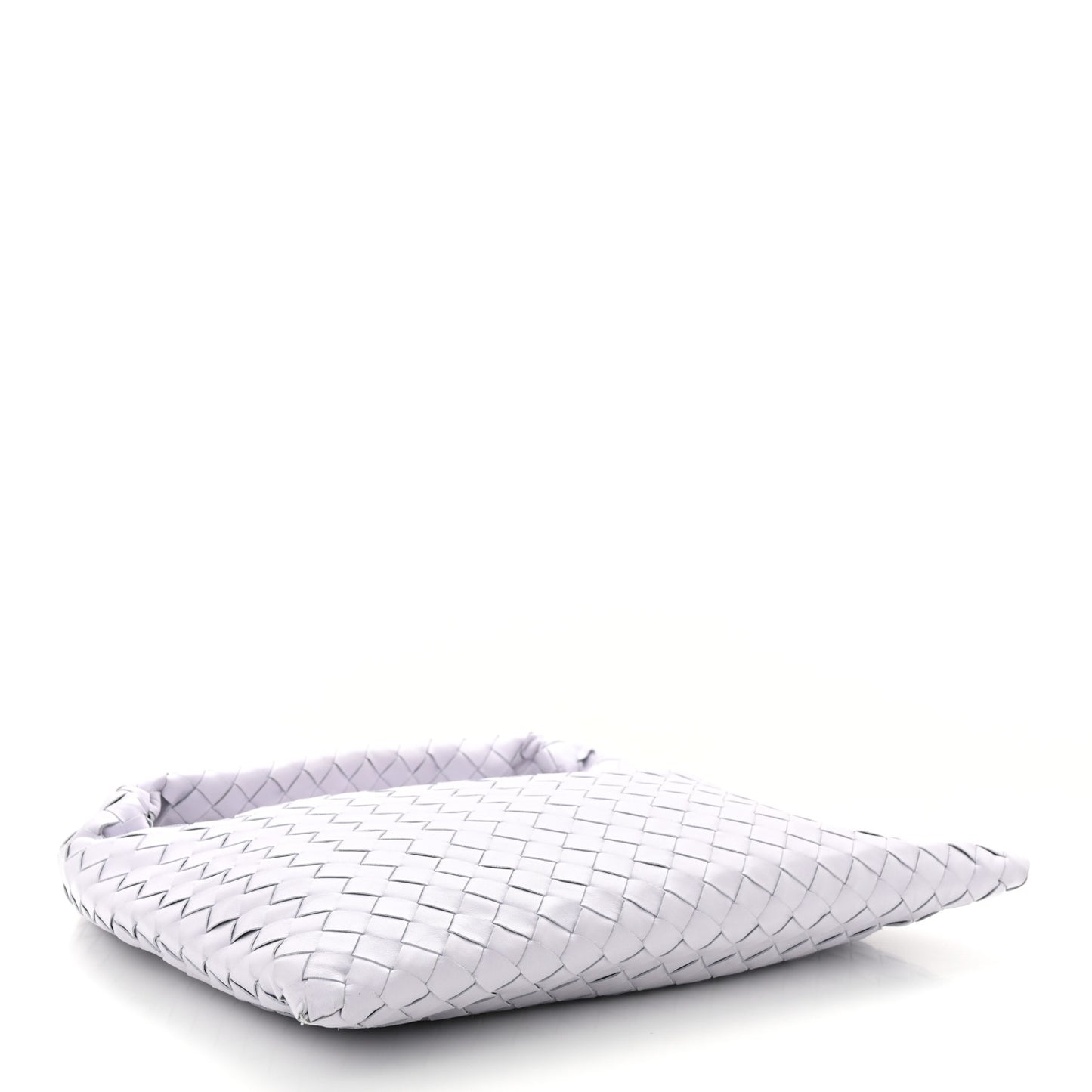 Calfskin Intrecciato Small Hop Oyster Lilac
