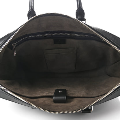 Gucci Guccissima Signature Briefcase Black 5 of 11