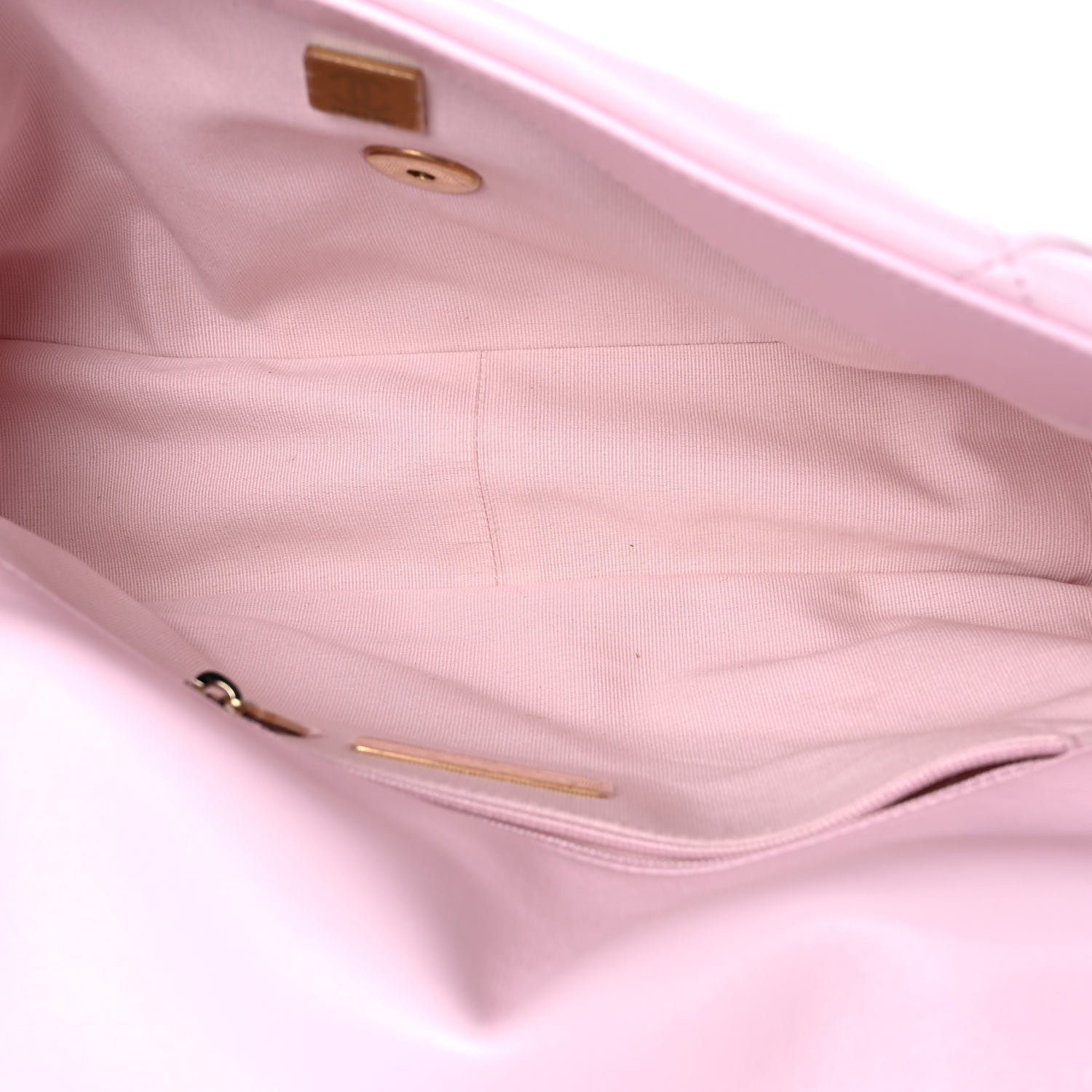 Chanel Lambskin Quilted Large Chanel 19 Flap Light Pink 5 of 11