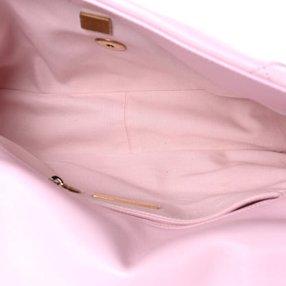 Chanel Lambskin Quilted Large Chanel 19 Flap Light Pink 5 of 11