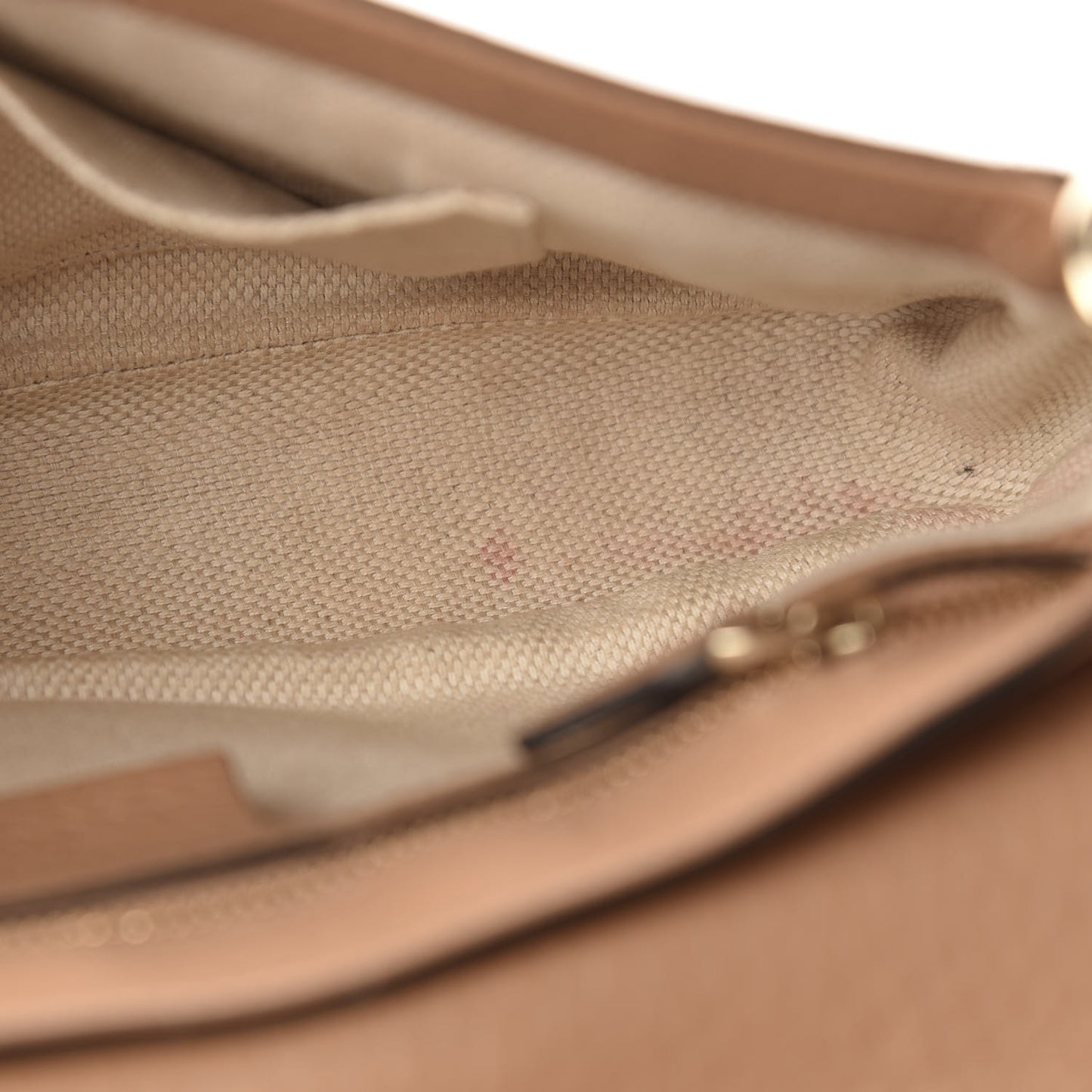 Pebbled Calfskin Medium Soho Flap Crossbody Camelia