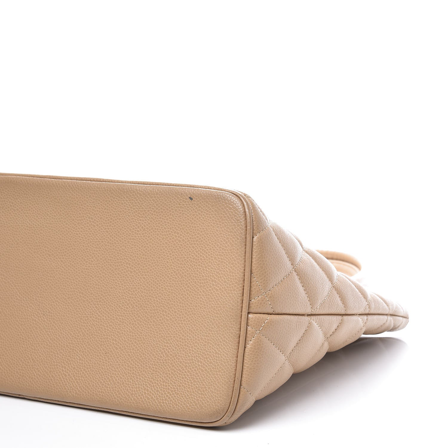 Chanel Caviar Quilted Medallion Tote Beige 6 of 10