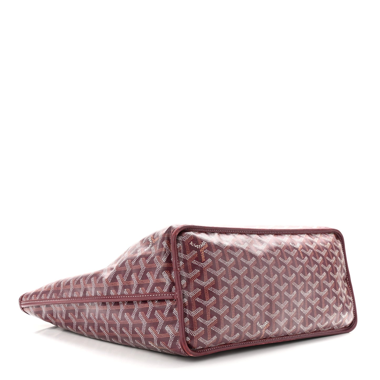 Goyardine Reversible Anjou PM Burgundy