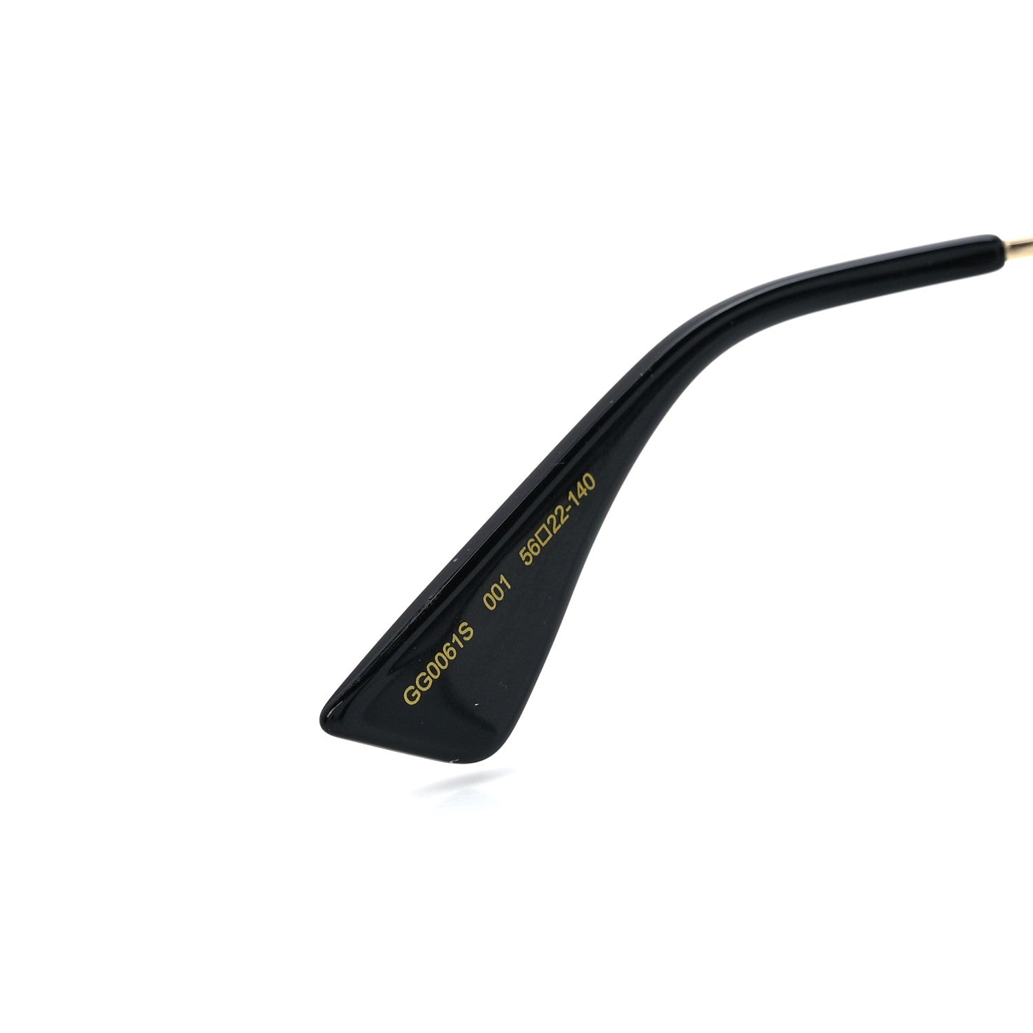 Gucci Metal Round Frame Sunglasses GG0061S Black 5 of 8