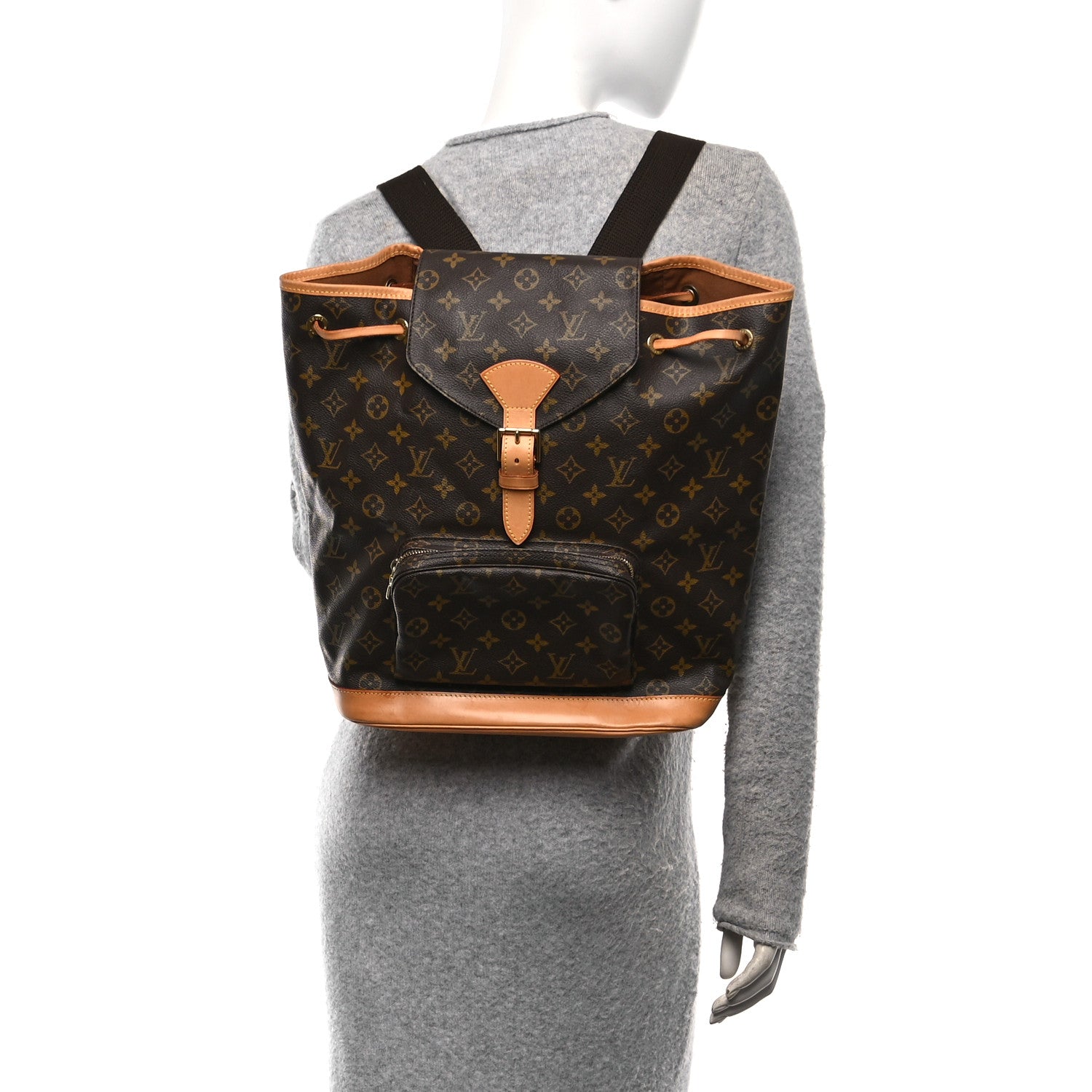 Louis Vuitton Monogram Montsouris GM Backpack 2 of 9