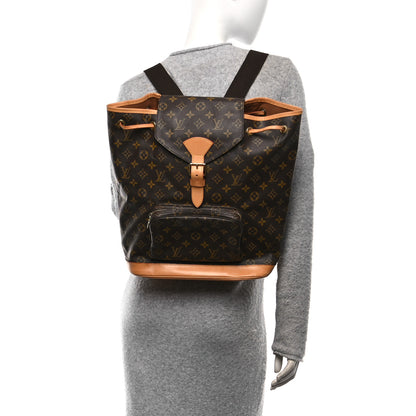 Louis Vuitton Monogram Montsouris GM Backpack 2 of 9