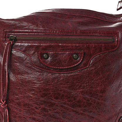 Balenciaga Agneau Classic Hardware Day Hobo Rouge Grenat 8 of 15