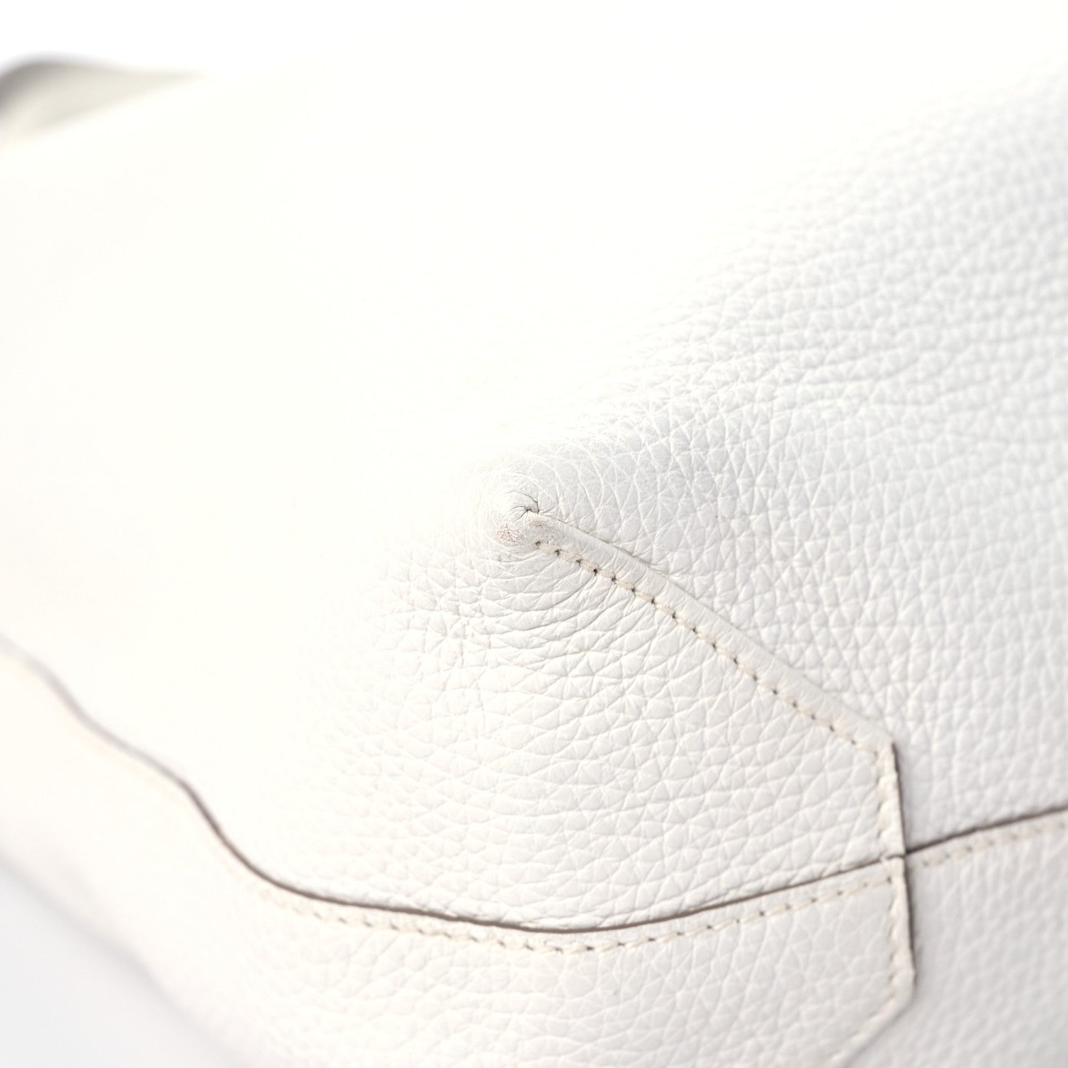 Hermes Taurillon Clemence Double Sens 45 Reversible Tote White Gris Perle 12 of 17