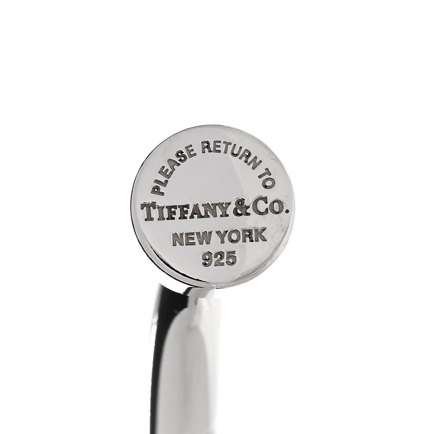 Sterling Silver Return to Tiffany Narrow Circle Edge Cuff Bracelet