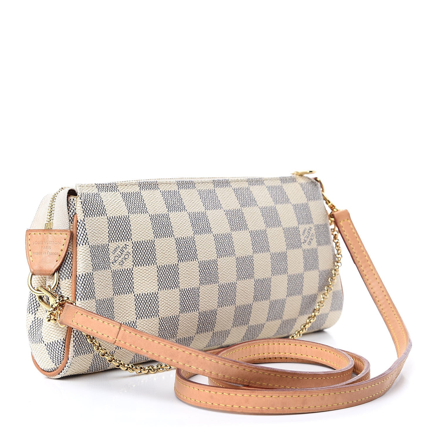 Louis Vuitton Damier Azur Eva Clutch 3 of 13