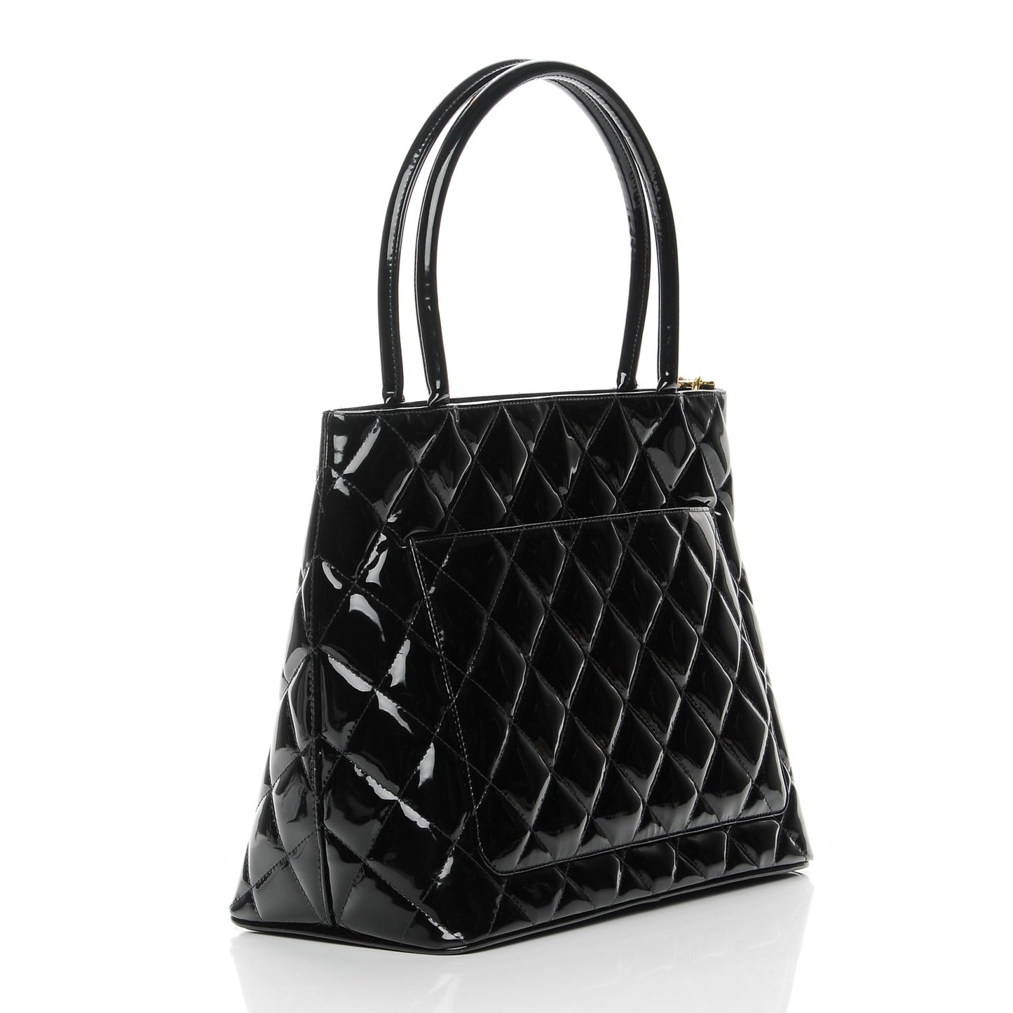 Patent Medallion Tote Black