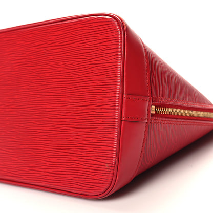 Louis Vuitton Epi Alma PM Castillan Red 10 of 12