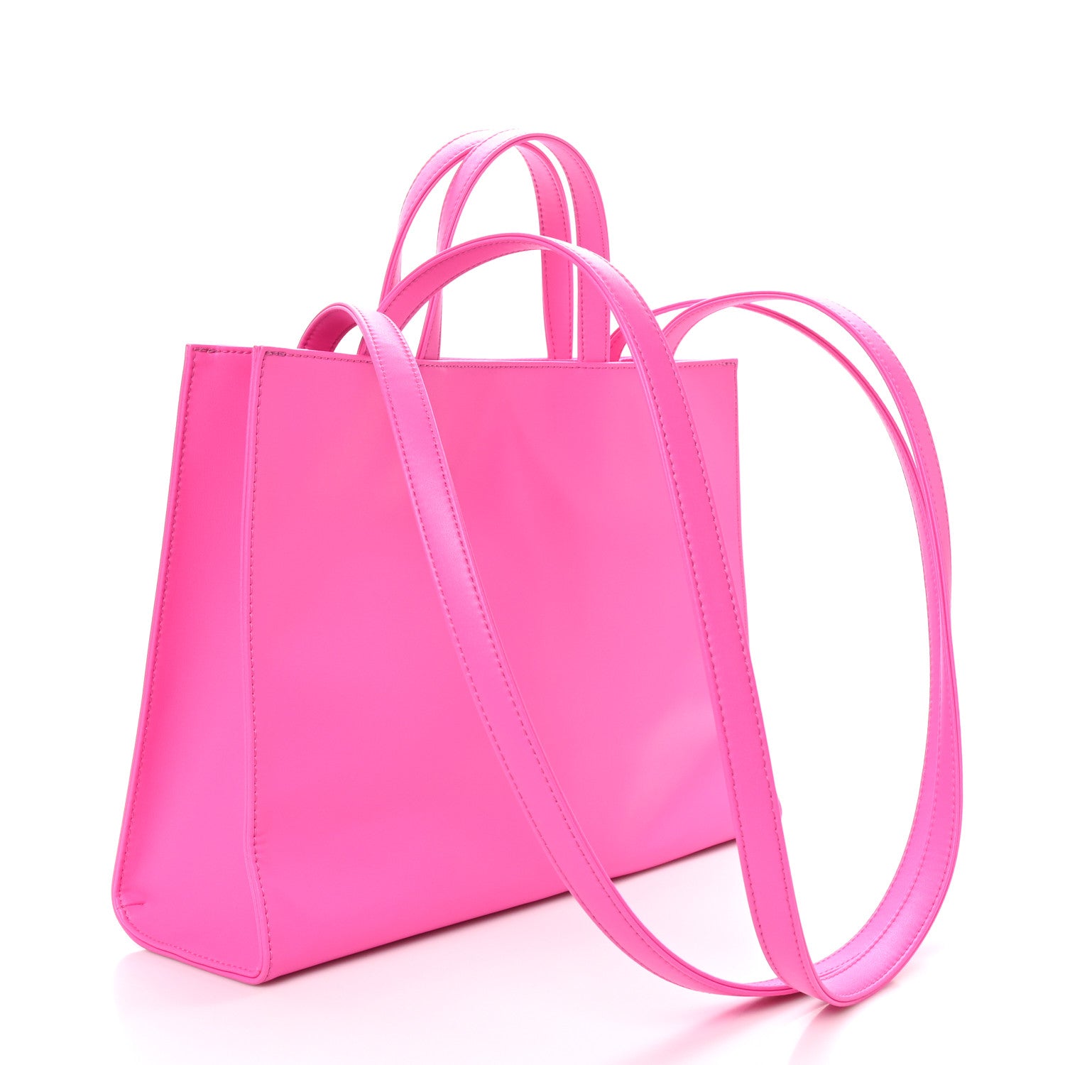 Telfar Vegan Leather Medium Shopping Bag Azalea 3 of 9