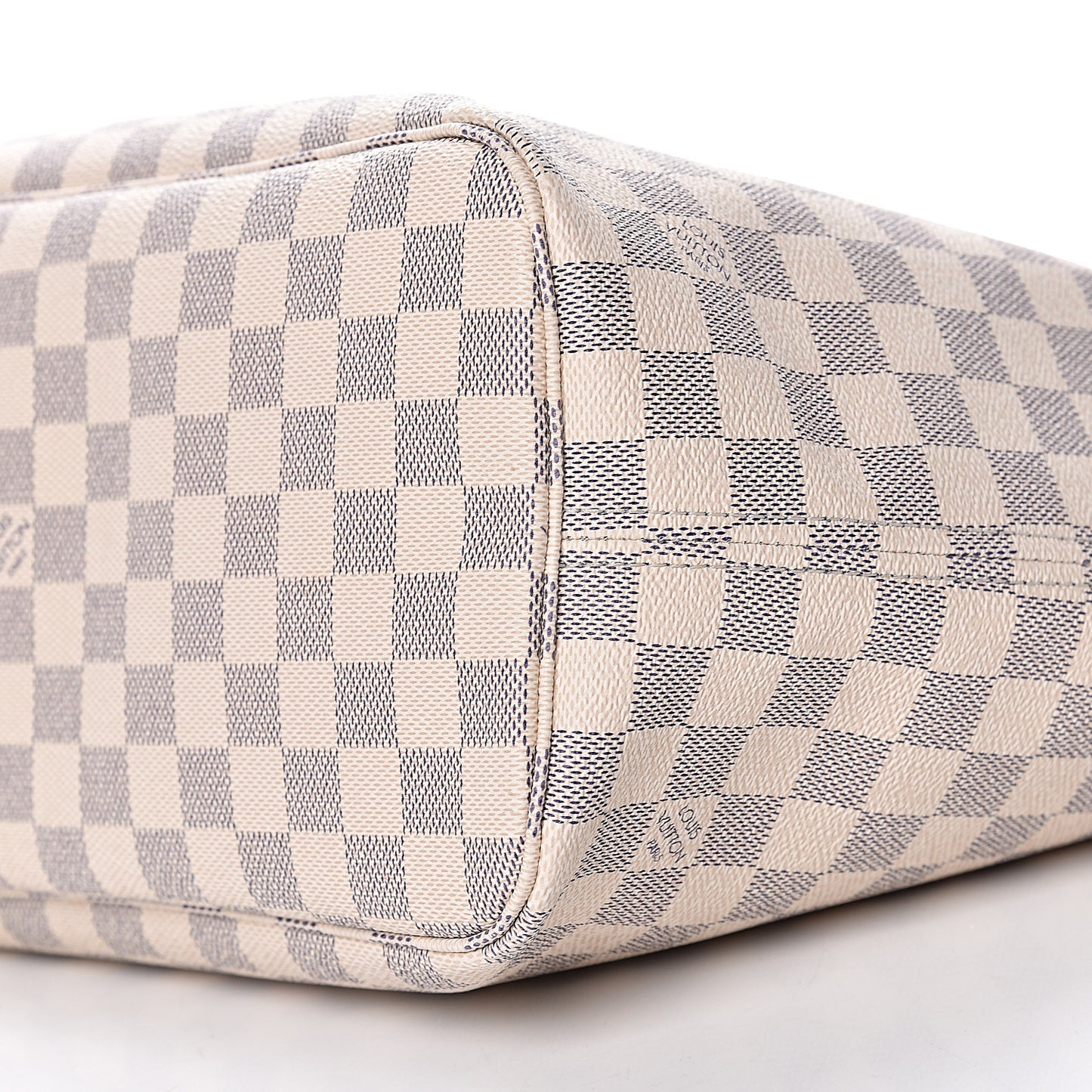 Damier Azur Neo Neverfull MM Rose Ballerine