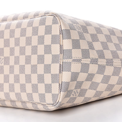 Louis Vuitton Damier Azur Neo Neverfull MM Rose Ballerine 14 of 15