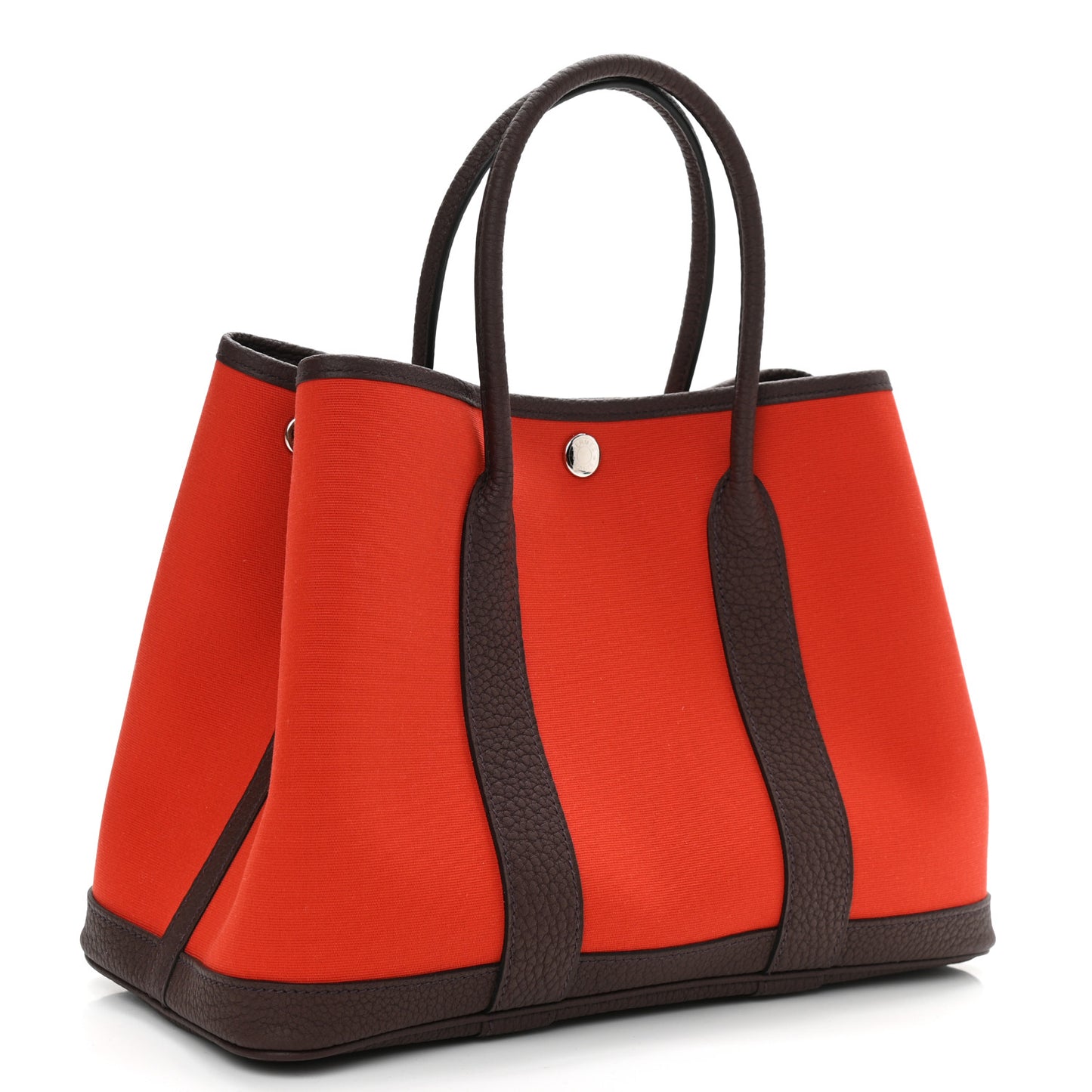 Toile Vache Country Garden Party Tote 30 TPM Orange Poppy Rouge Grenat