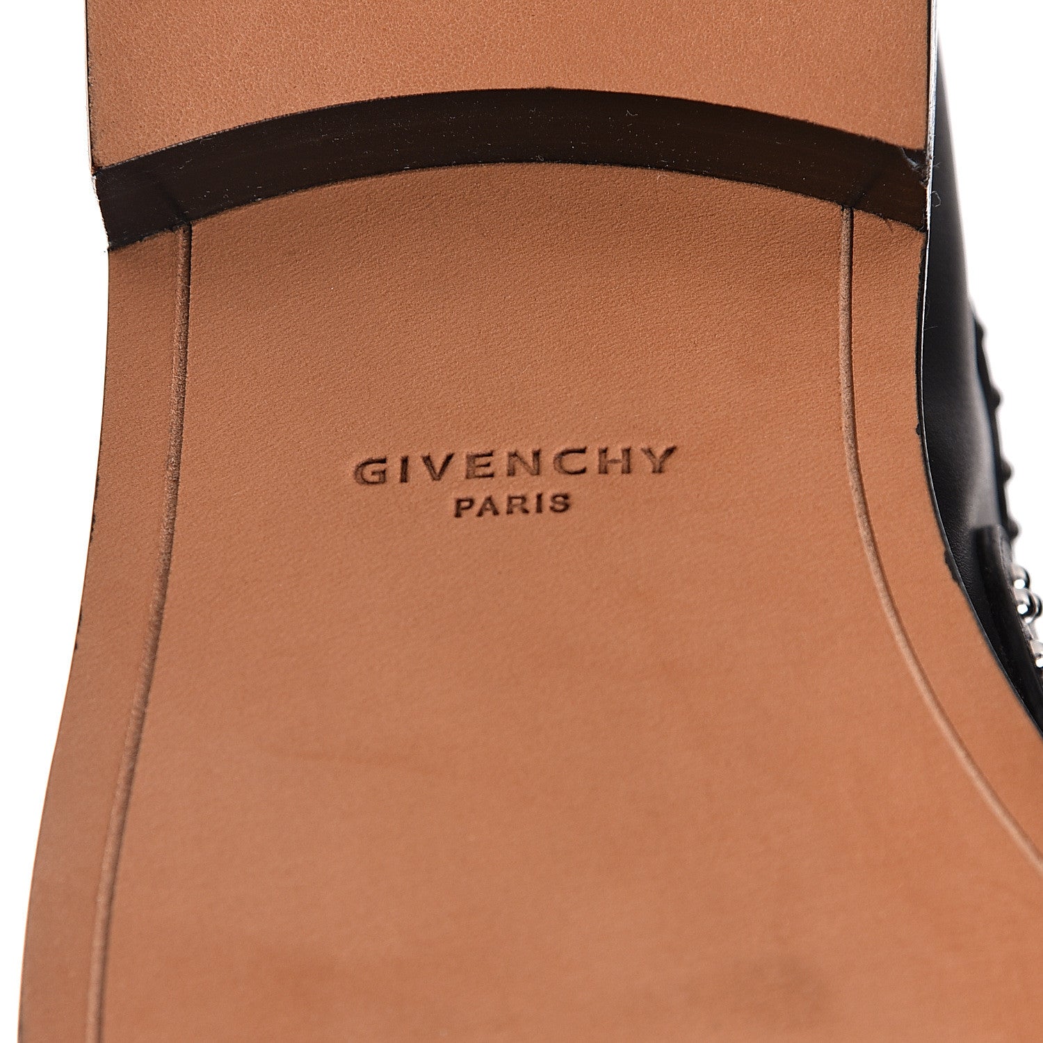Givenchy Calfskin Studded Prue Buckle Bootie 38.5 Black 5 of 8
