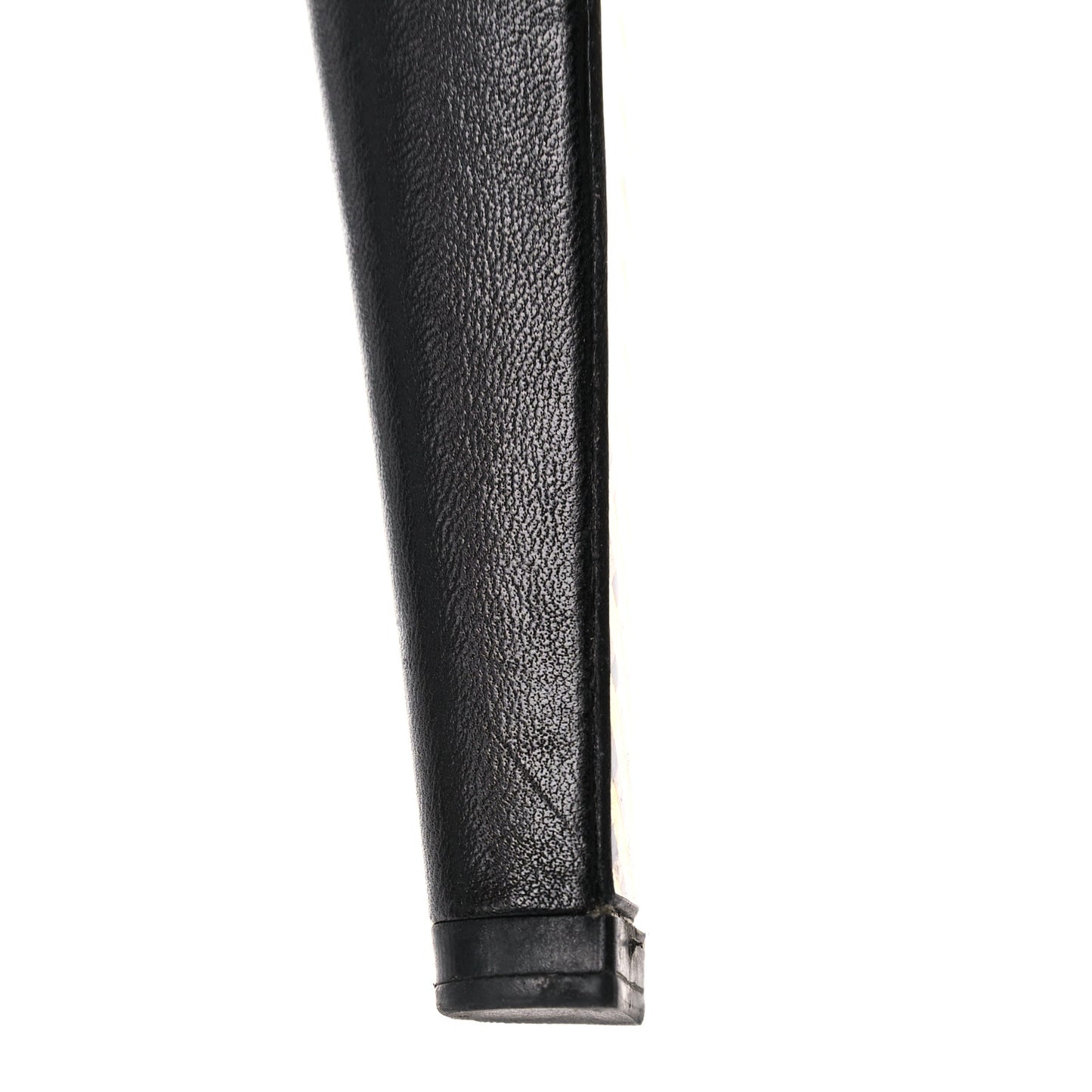 Lambskin CC Cap Toe Platform Pumps 38.5 Black