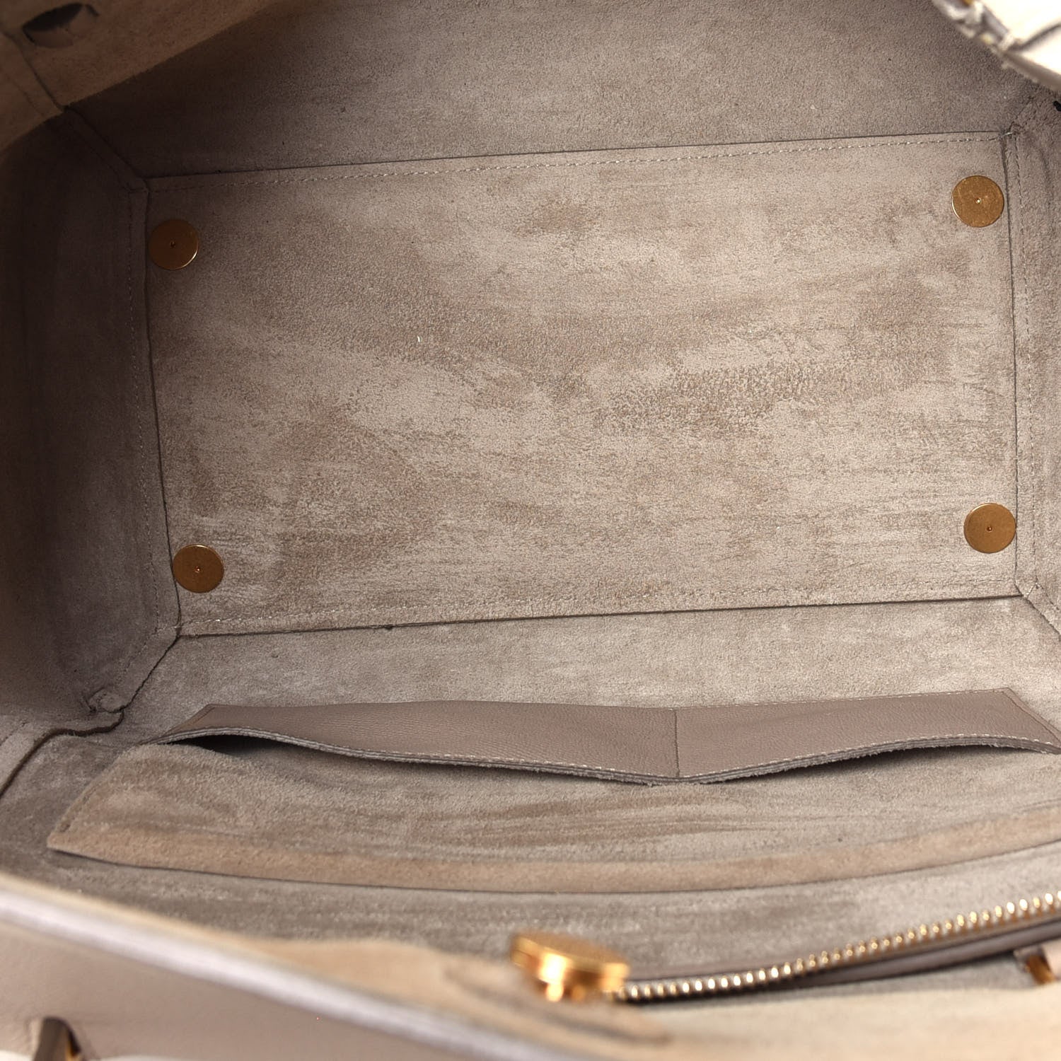Celine Drummed Calfskin Small Belt Bag Light Taupe 4 of 9