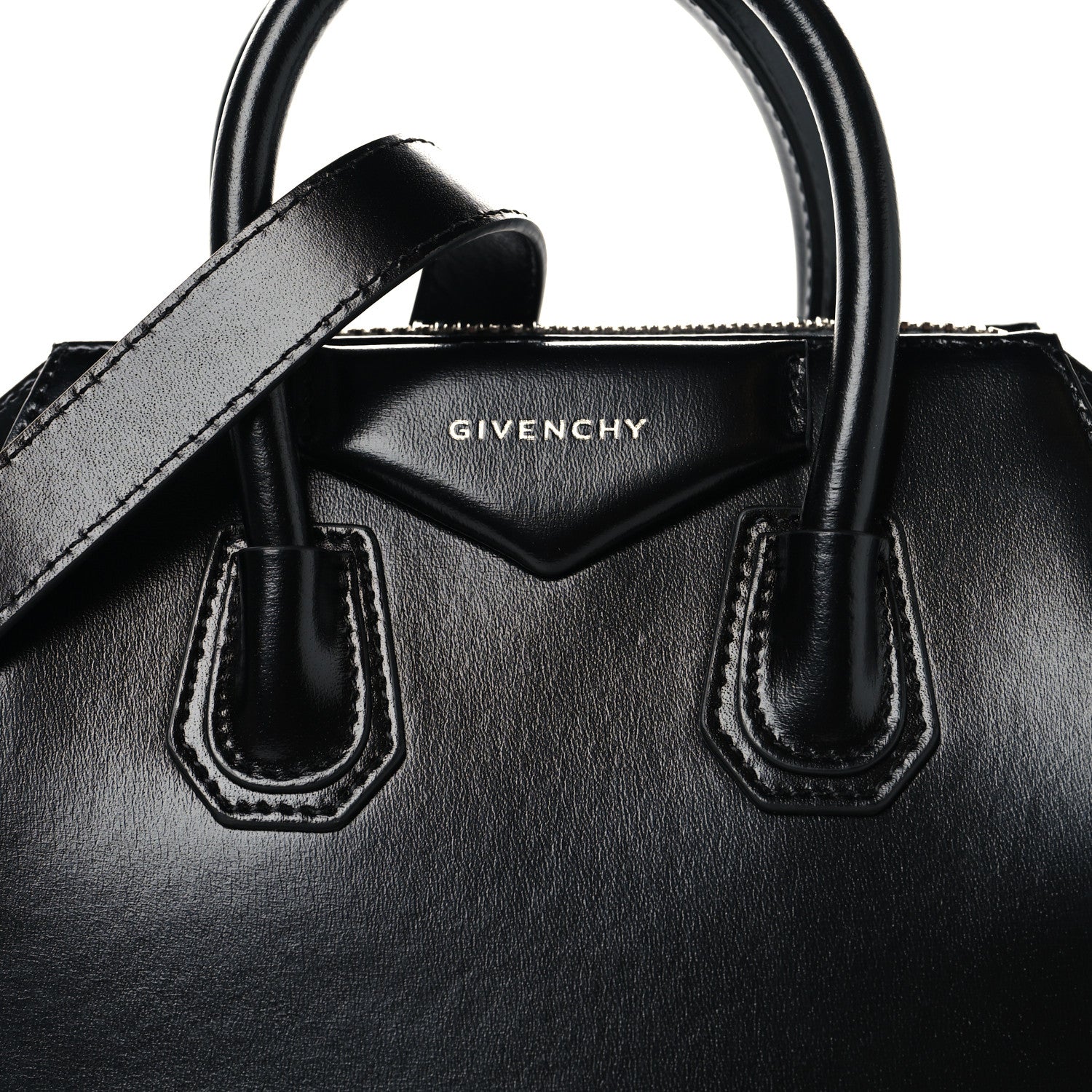 Givenchy Shiny Lord Calfskin Mini Antigona Black 8 of 10