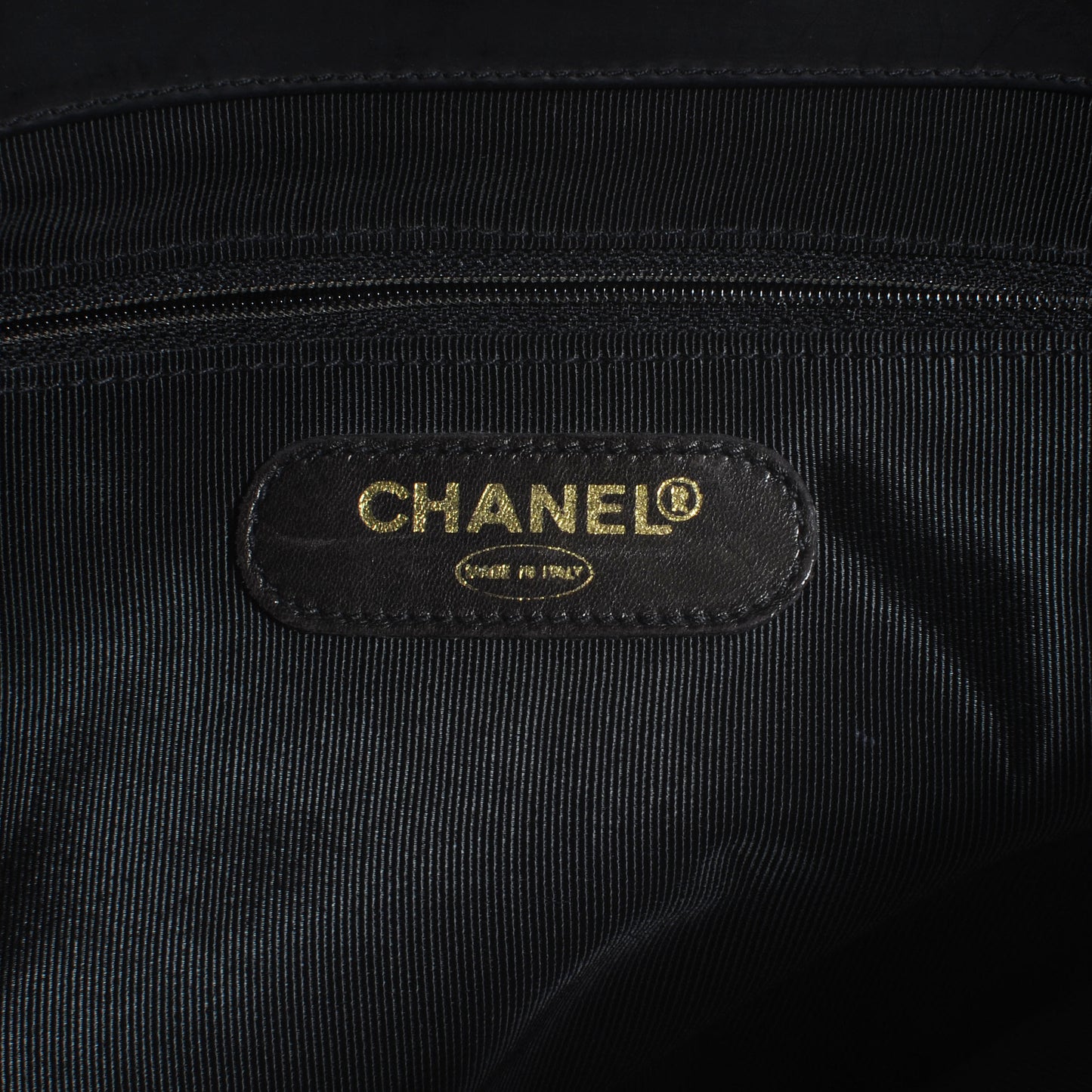 Vinyl Stitched XL Weekender Black