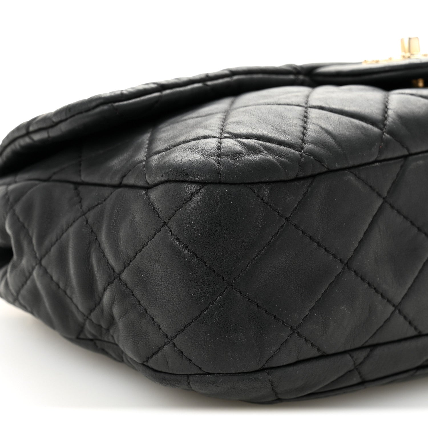 Chanel Lambskin Quilted Medium Precious Jewel Single Flap Black 8 of 13