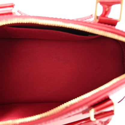 Louis Vuitton Vernis Alma BB Pomme D'Amour 6 of 11